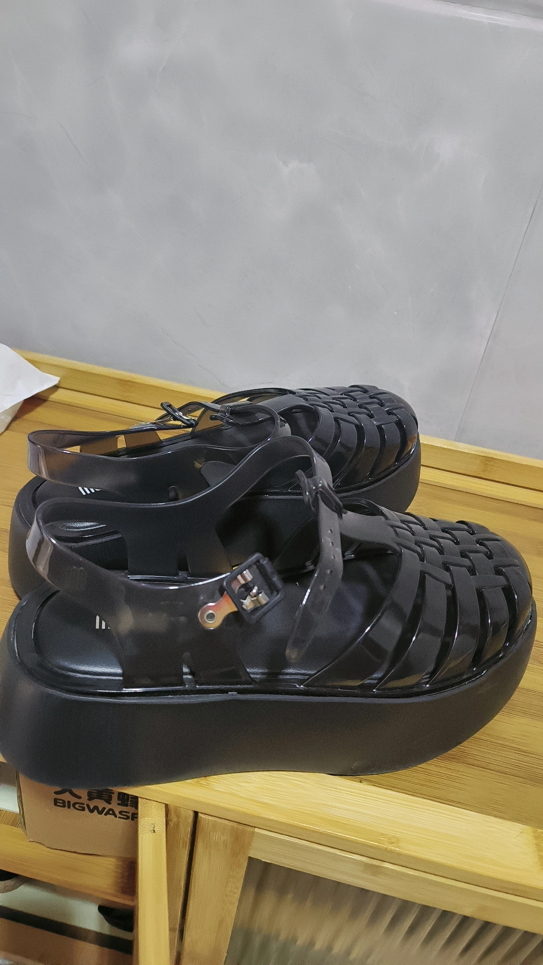 custom review-Сандалии Melissa в римском стиле женские черные