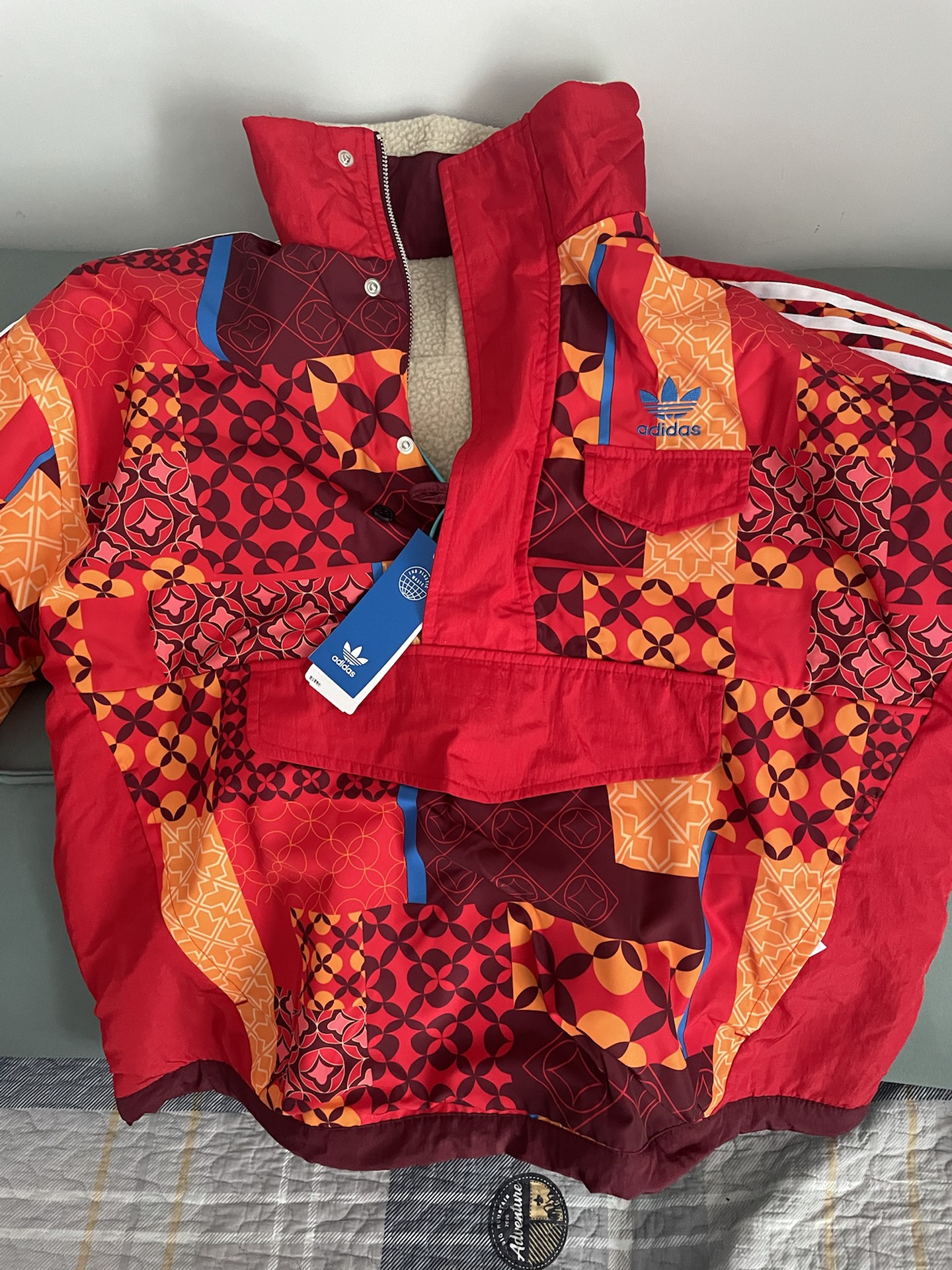 custom review-Adidas Originals Red Men's Jackets Adidas Originals Красный Мужские Куртки