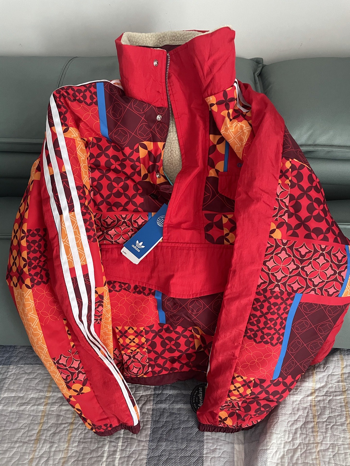 custom review-Adidas Originals Red Men's Jackets Adidas Originals Красный Мужские Куртки