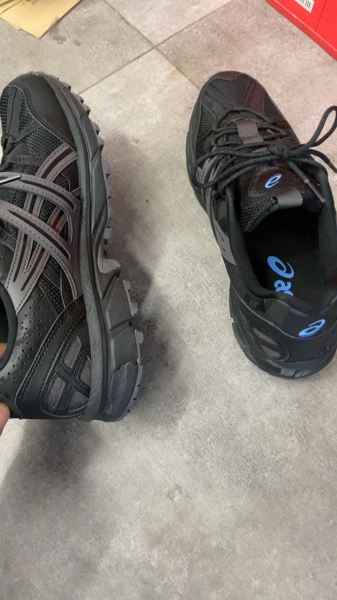 custom review-Asics Gel Sonoma 15 50 Сетка Низкий Верх Повседневная Обувь Унисекс Черный Серый