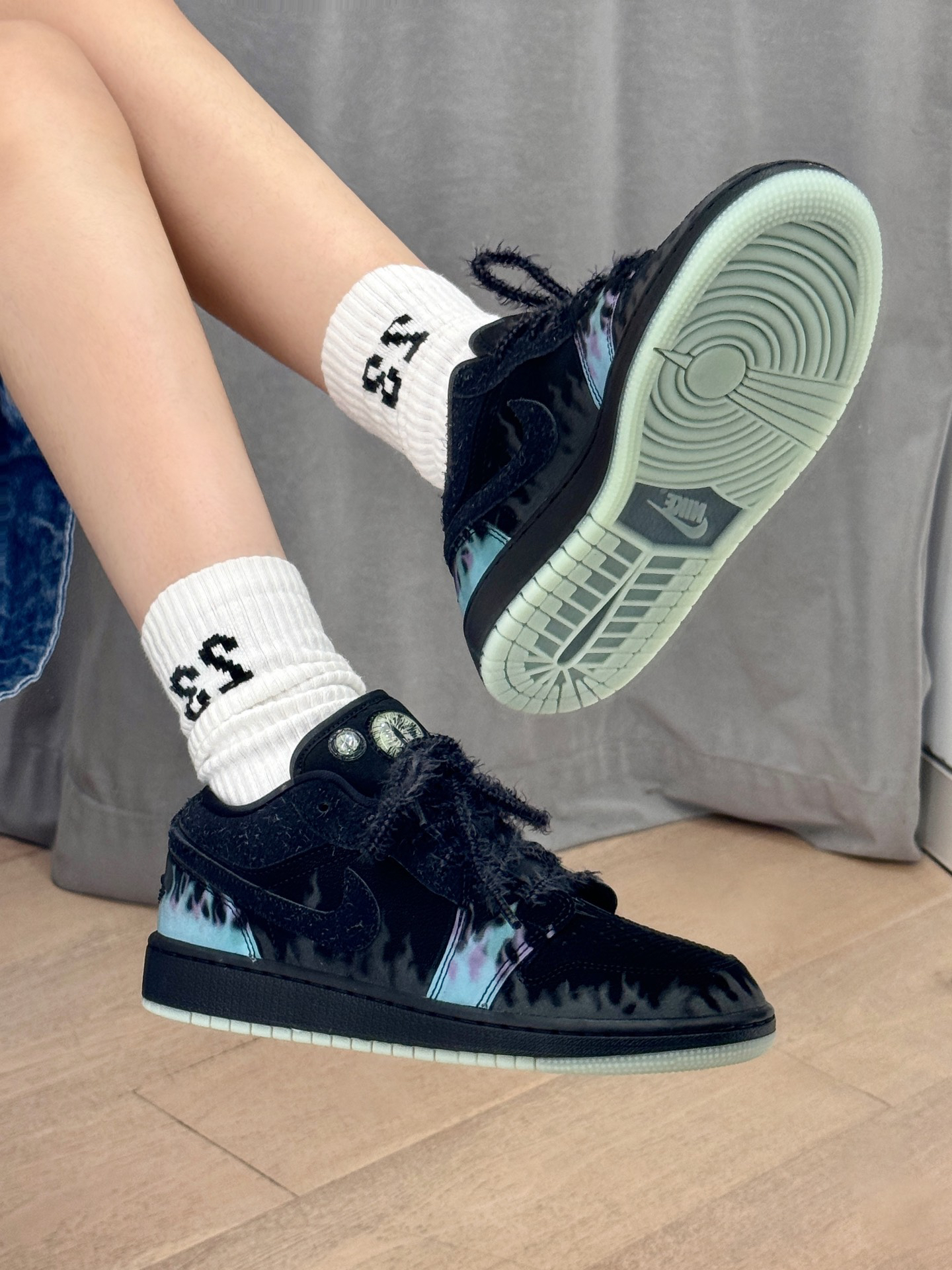 万圣节🎃aj1❗️会发光的鞋