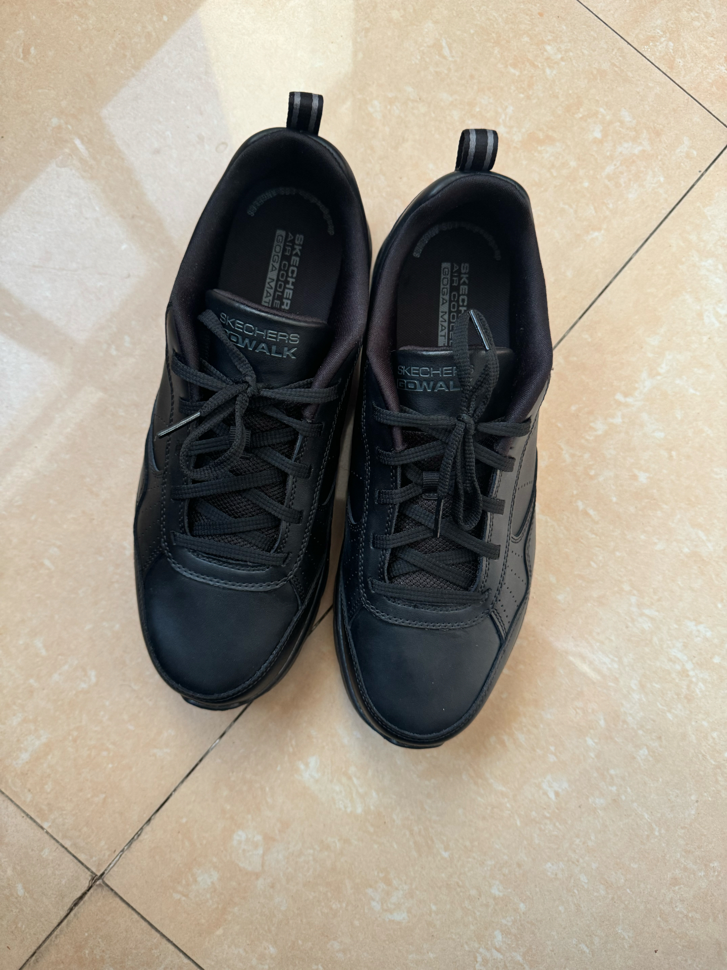 custom review-Skechers GO WALK Fle Low Топ Повседневный Мужской Черный