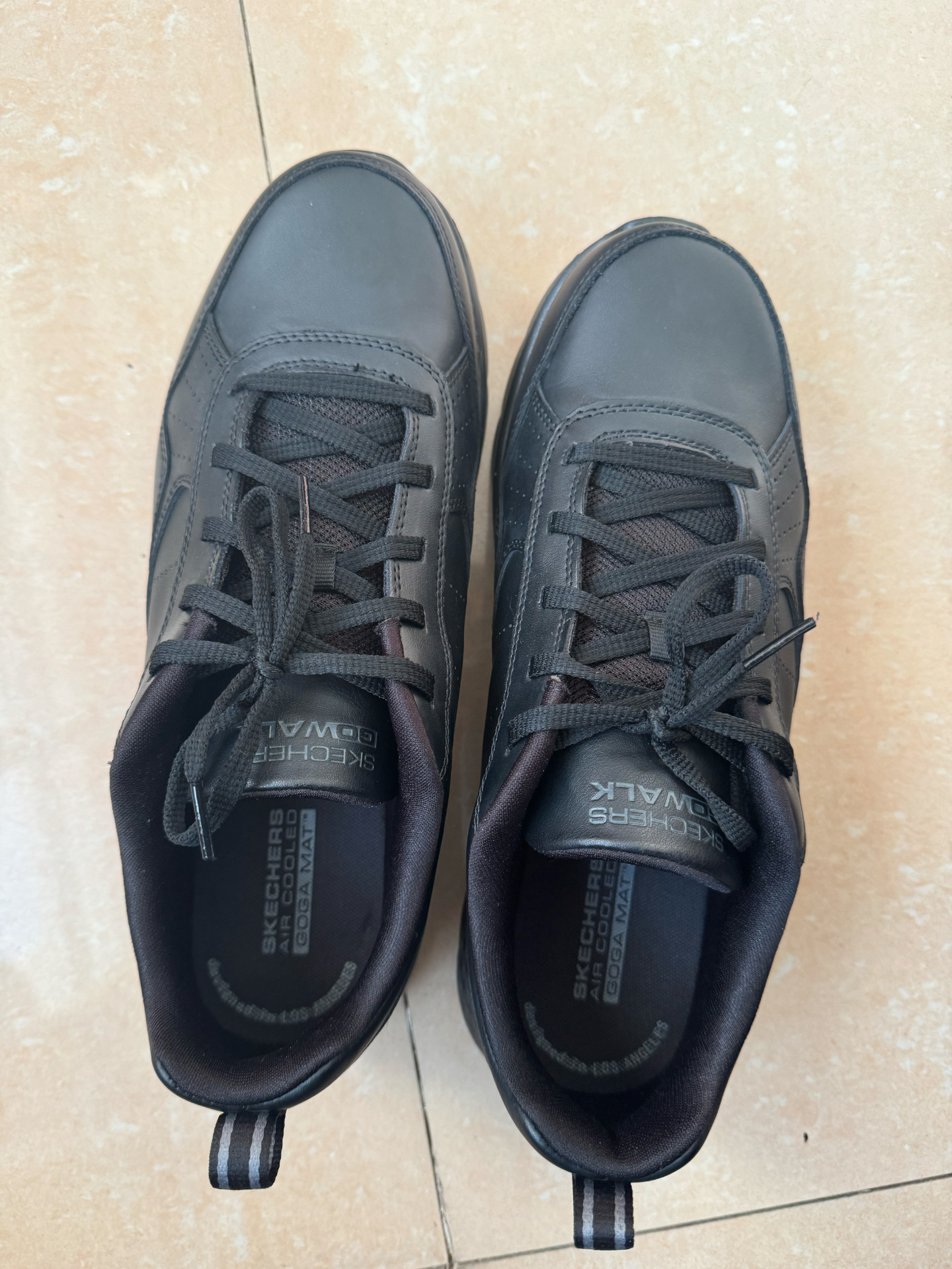 custom review-Skechers GO WALK Fle Low Топ Повседневный Мужской Черный