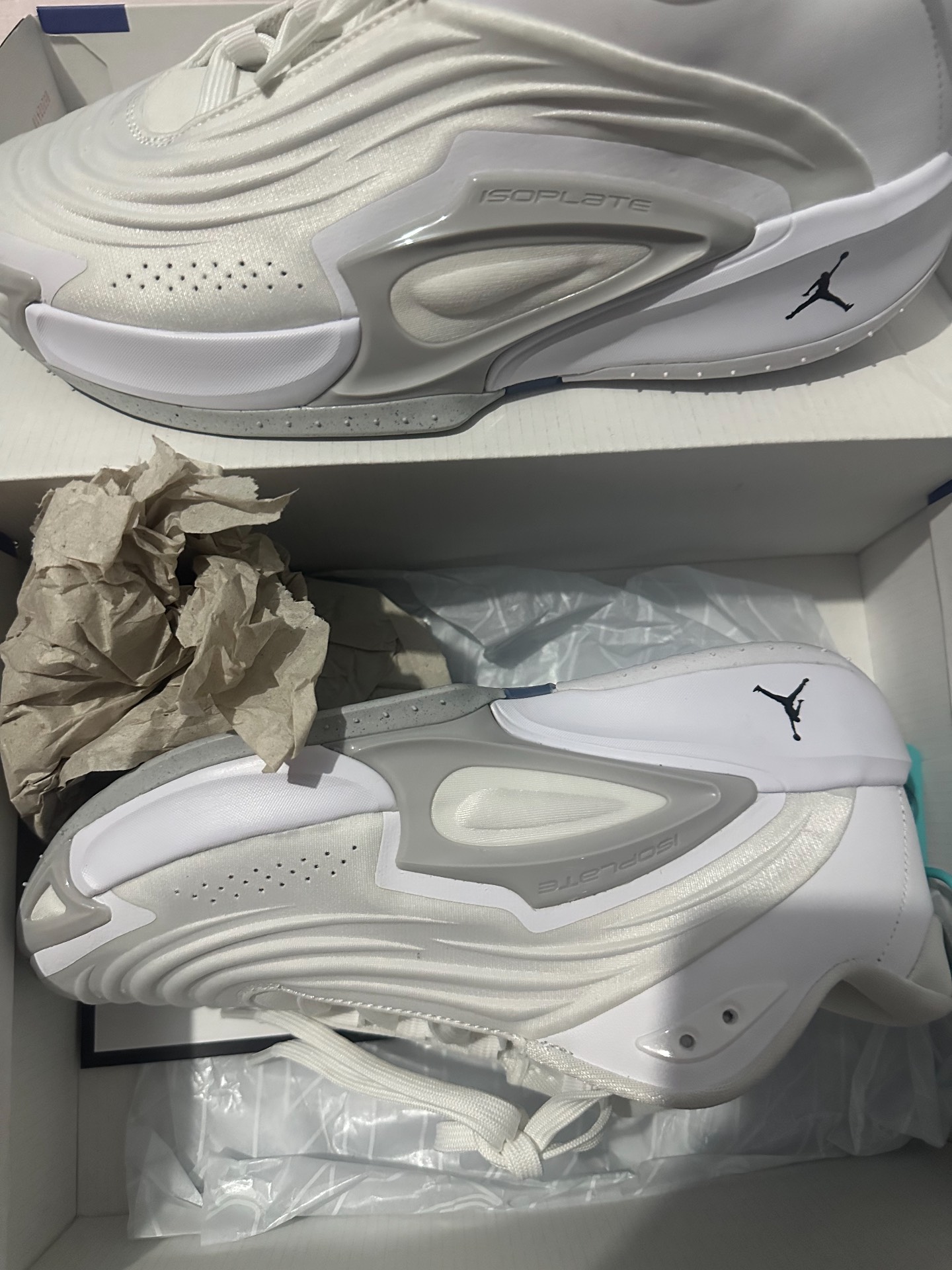 custom review-Джордан Luka 3 Амортизаторы Shock противоскользящие устойчивые к истиранию низкий топ баскетбольных кроссовок мужской белый