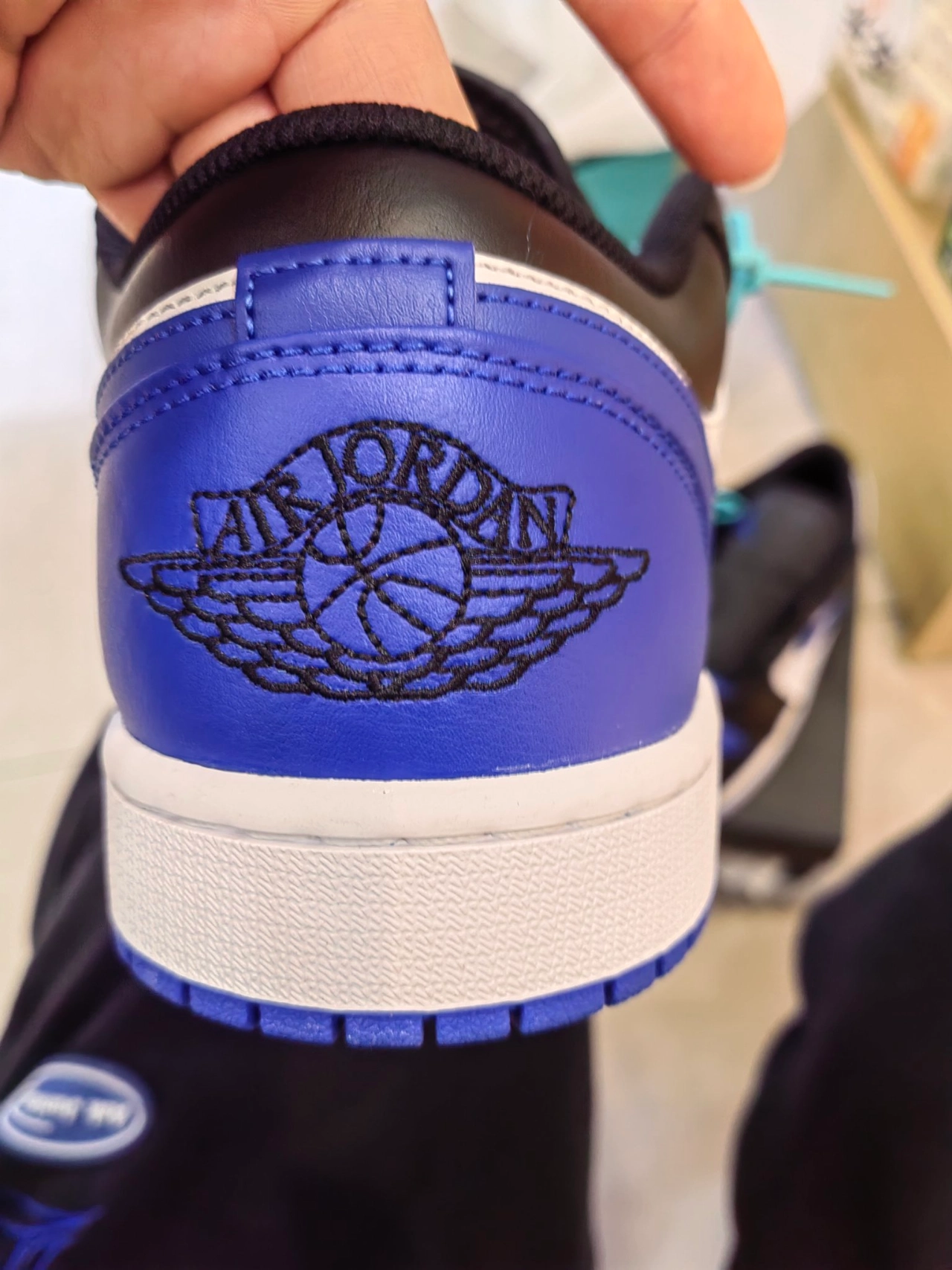custom review-Jordan 1 Low Alternate Royal Toe
