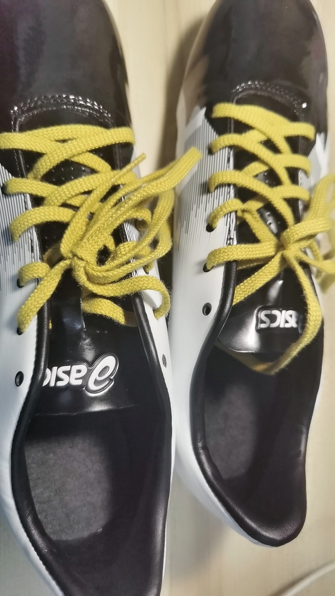 custom review-Asics Hyper Sprint 7 Кожа Низкий Верх ТРЕНИРОВОЧНАЯ БЕЖА Обувь Мужская Черный Белый