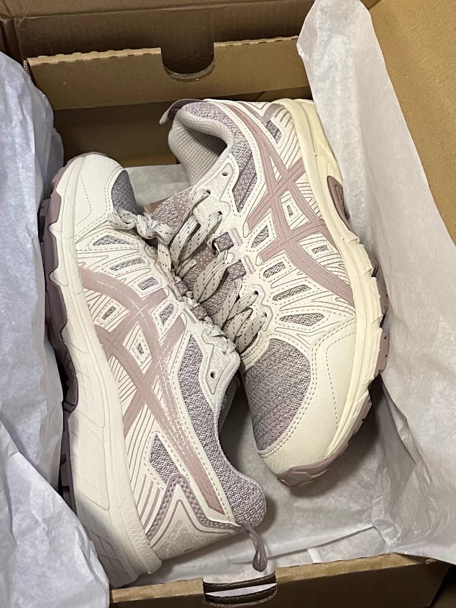 custom review-Asics Gel Venture 7 Сетка Текстиль Синтетическая Кожа Амортизация Устойчивость к Износу Дышащий Низкий Верх