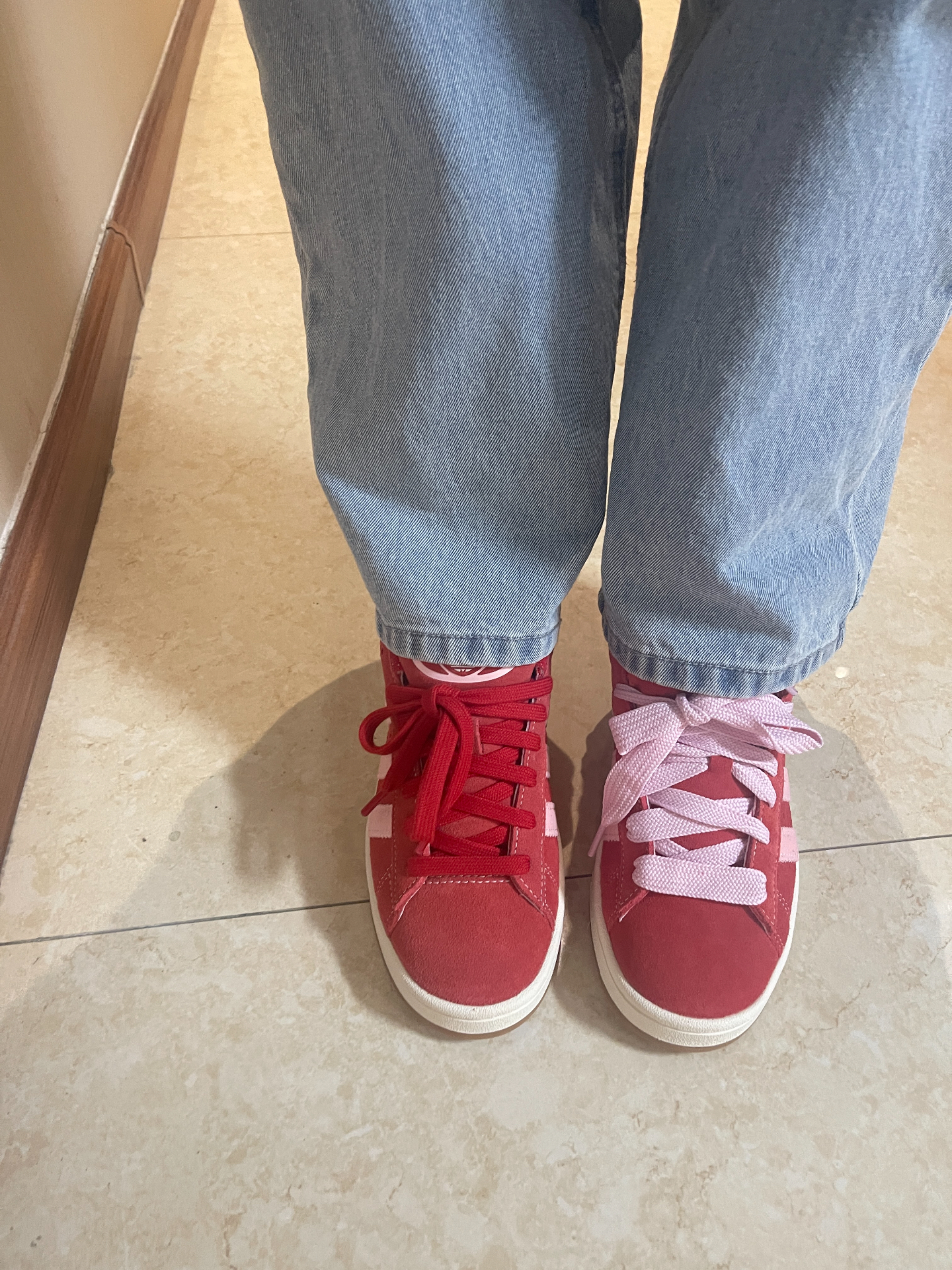custom review-Adidas Campus 00s 'Red Pink White'