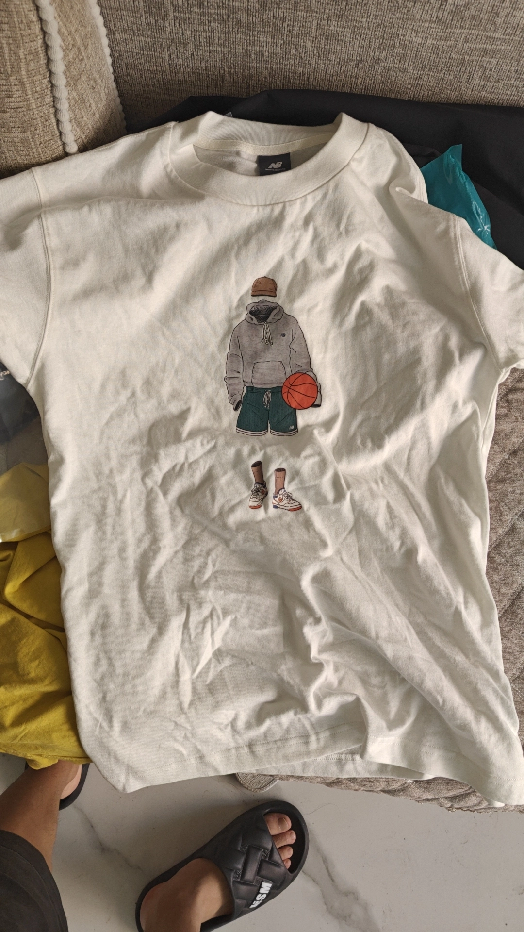 custom review-New Balance Graphic Premium Sport Culture T-рубашка мужская Maris Sal