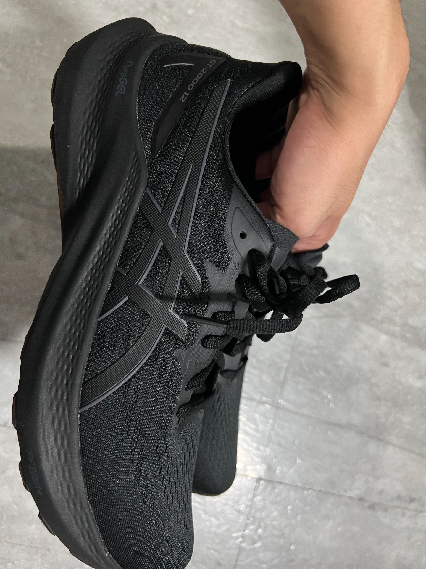 custom review-ASICS GT 2000 12 Сетка Устойчивая к истиранию Низкая Обувь для Беговых Тренировок на Длинные дистанции Мужская Черная