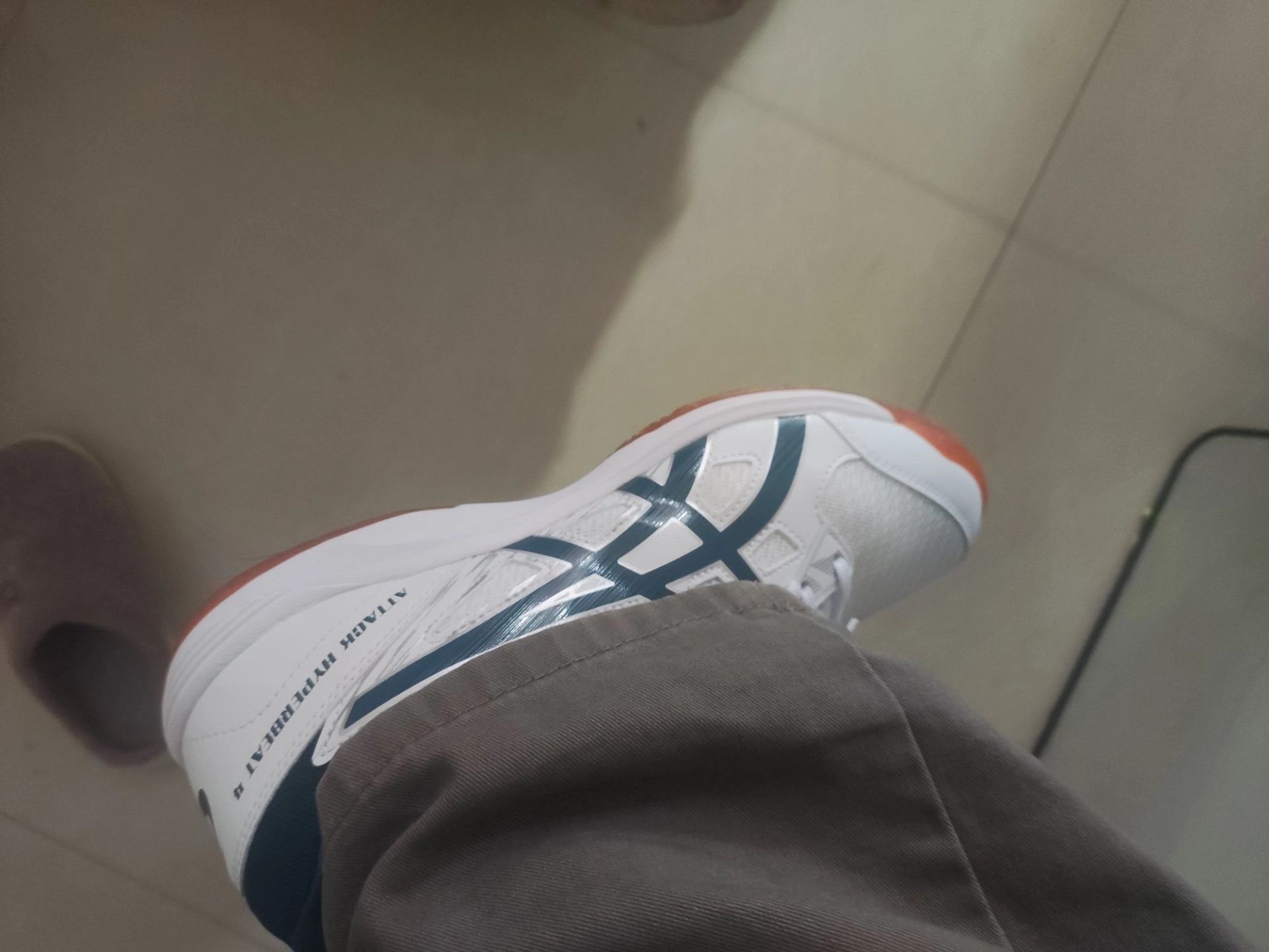 custom review-Asics Attack Hyperbeat 4 Low Топ Кроссовки для тренировок Унисекс Белый Синий