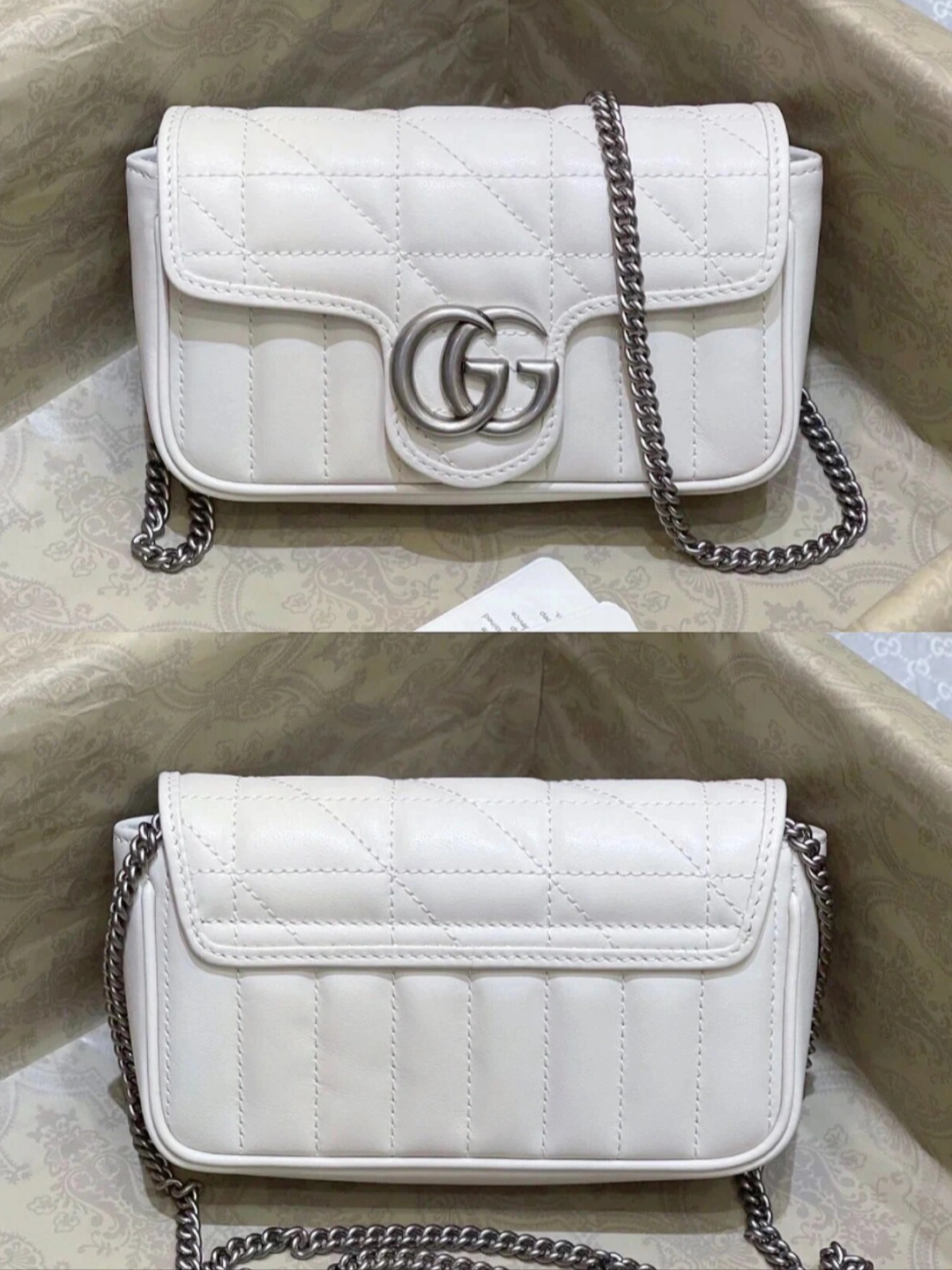 古驰 marmont mini链条包