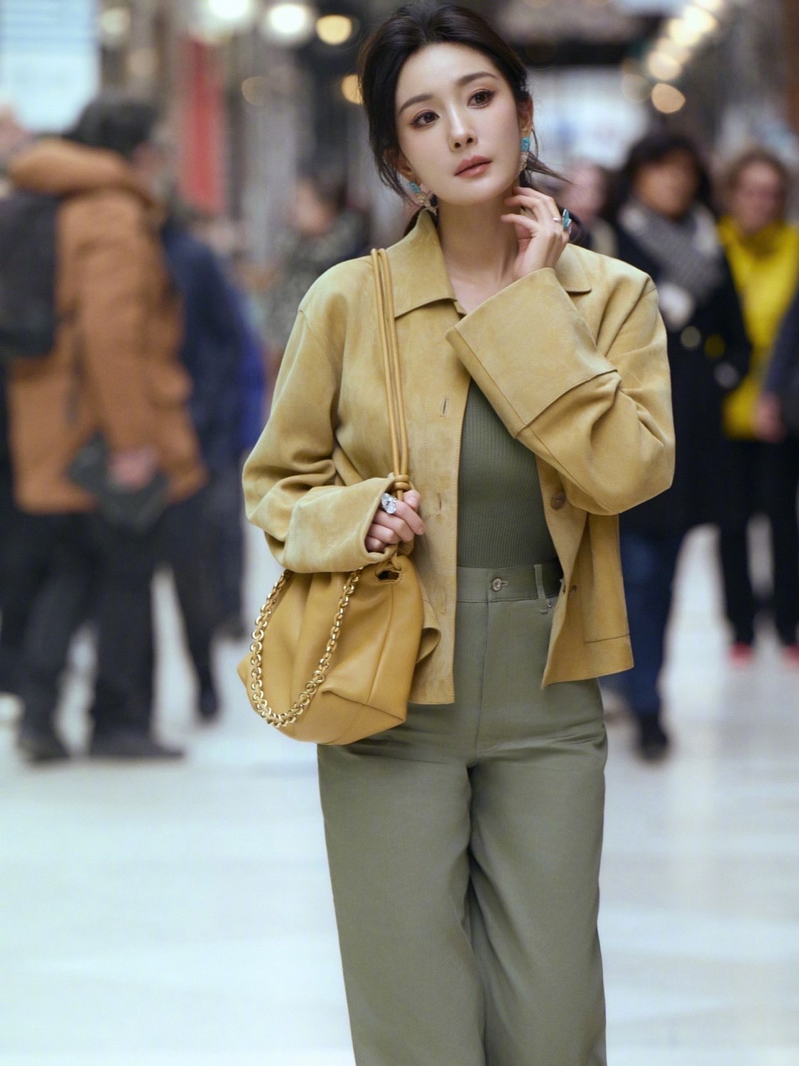 杨幂私服|清新淡雅好养眼!