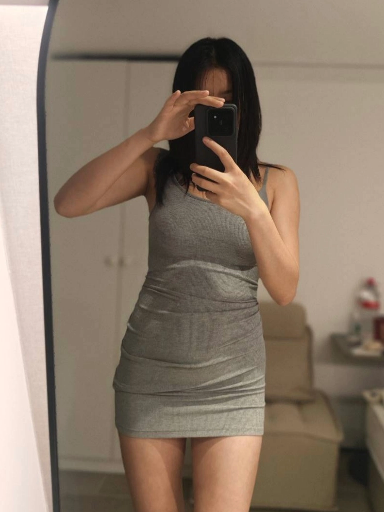 custom review-Skims Вересковый серый Женские Слиплатья