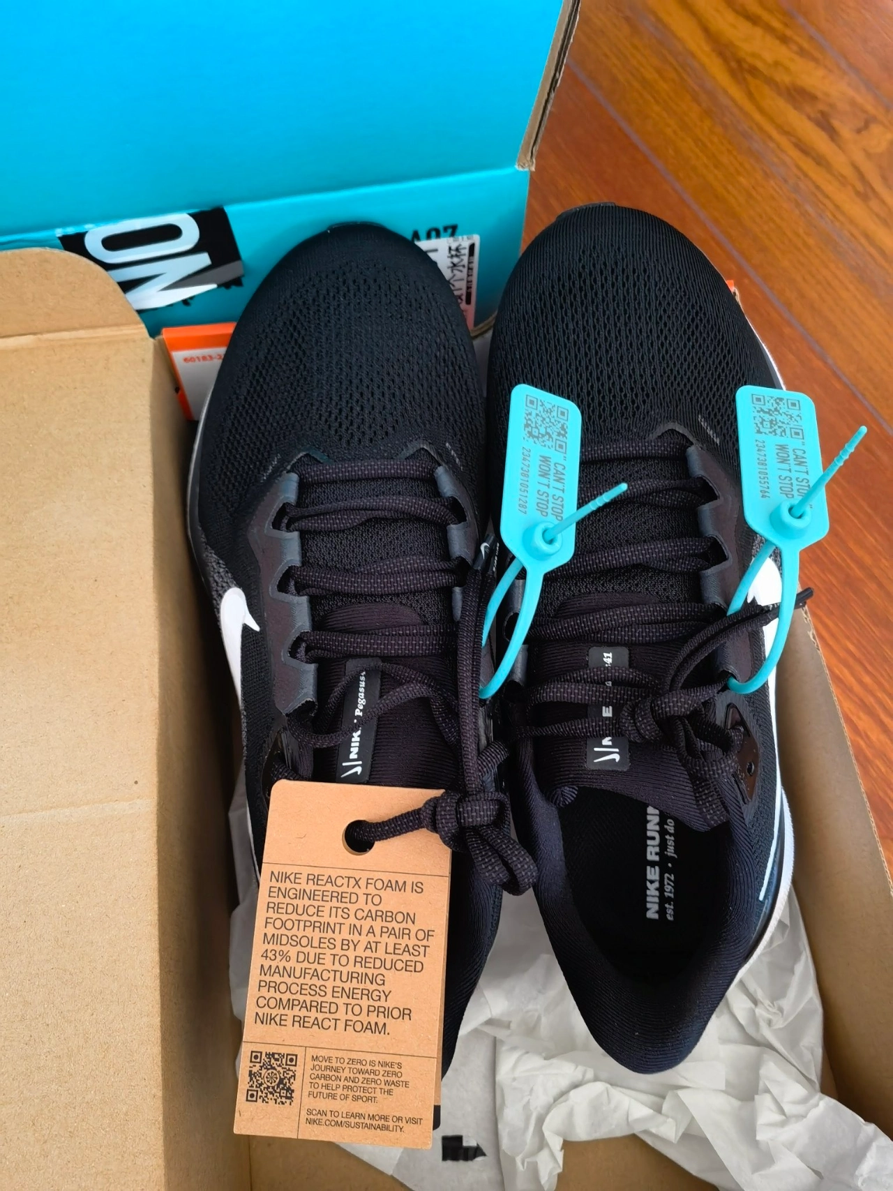 custom review-Nike Pegasus 41 Беговые кроссовки Низкий топ Черный/Темно-серый/Белый Мужской