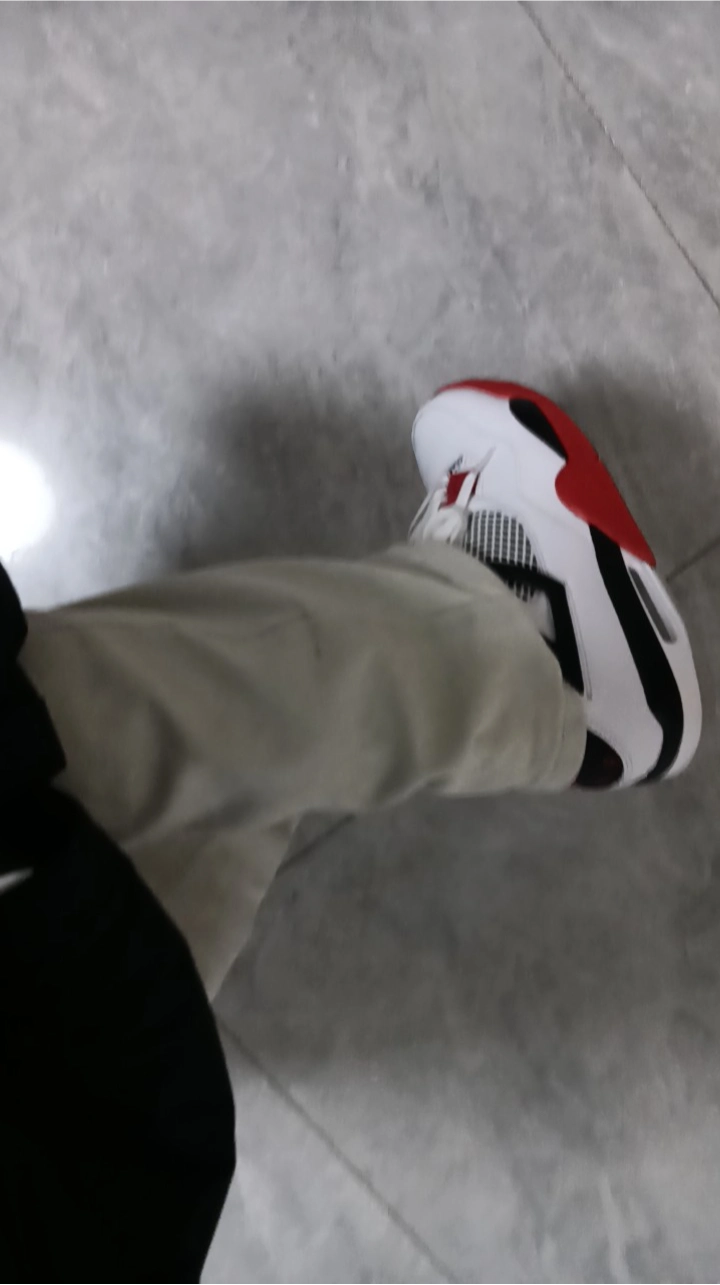 custom review-Jordan Air Jordan 4 Fire Red MID Топ Винтажные Баскетбольные Кроссовки Унисекс Fire Red Выпуск 2020