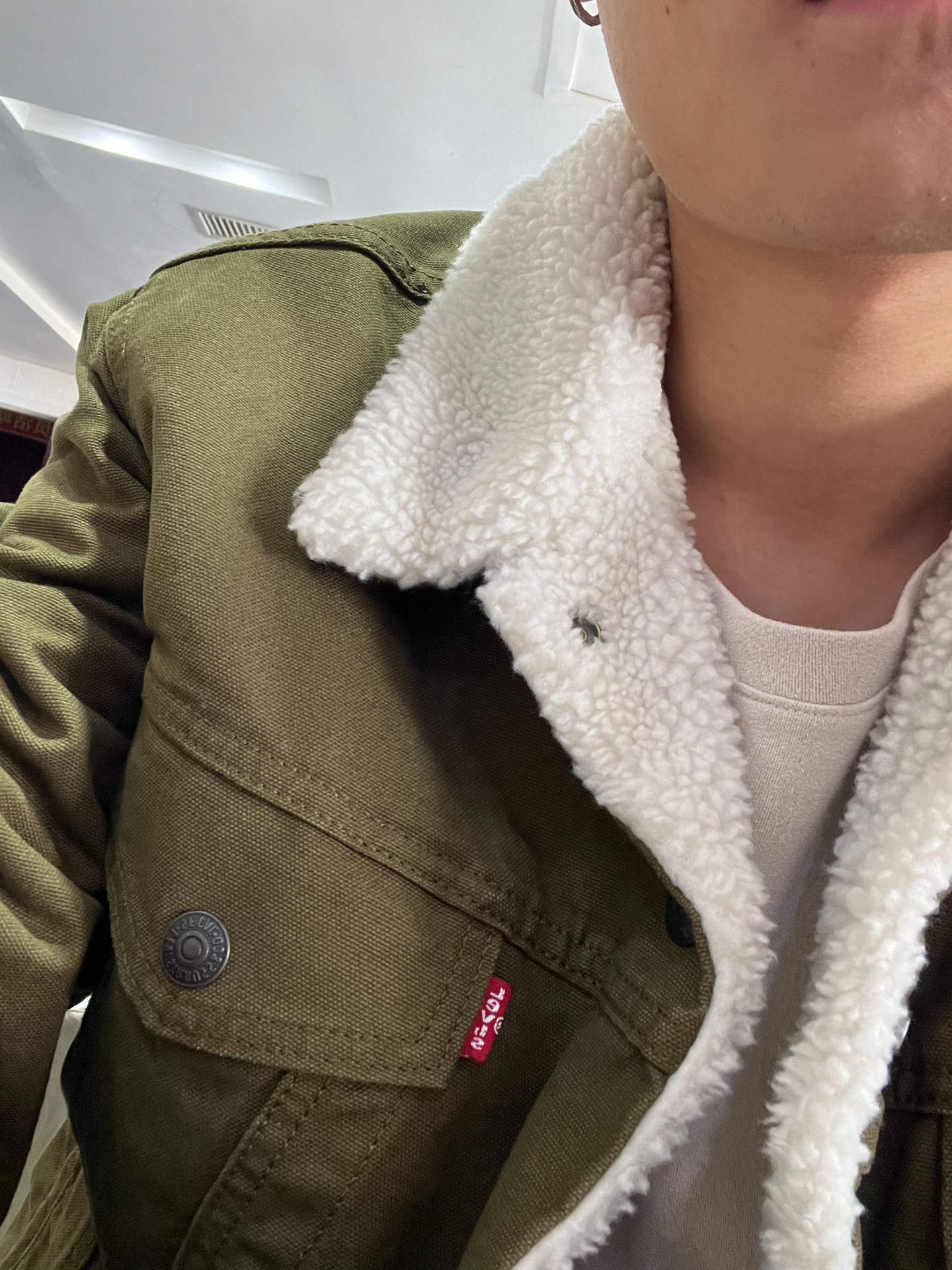 custom review-Levi's FW22 Куртка Унисекс Армейский зеленый