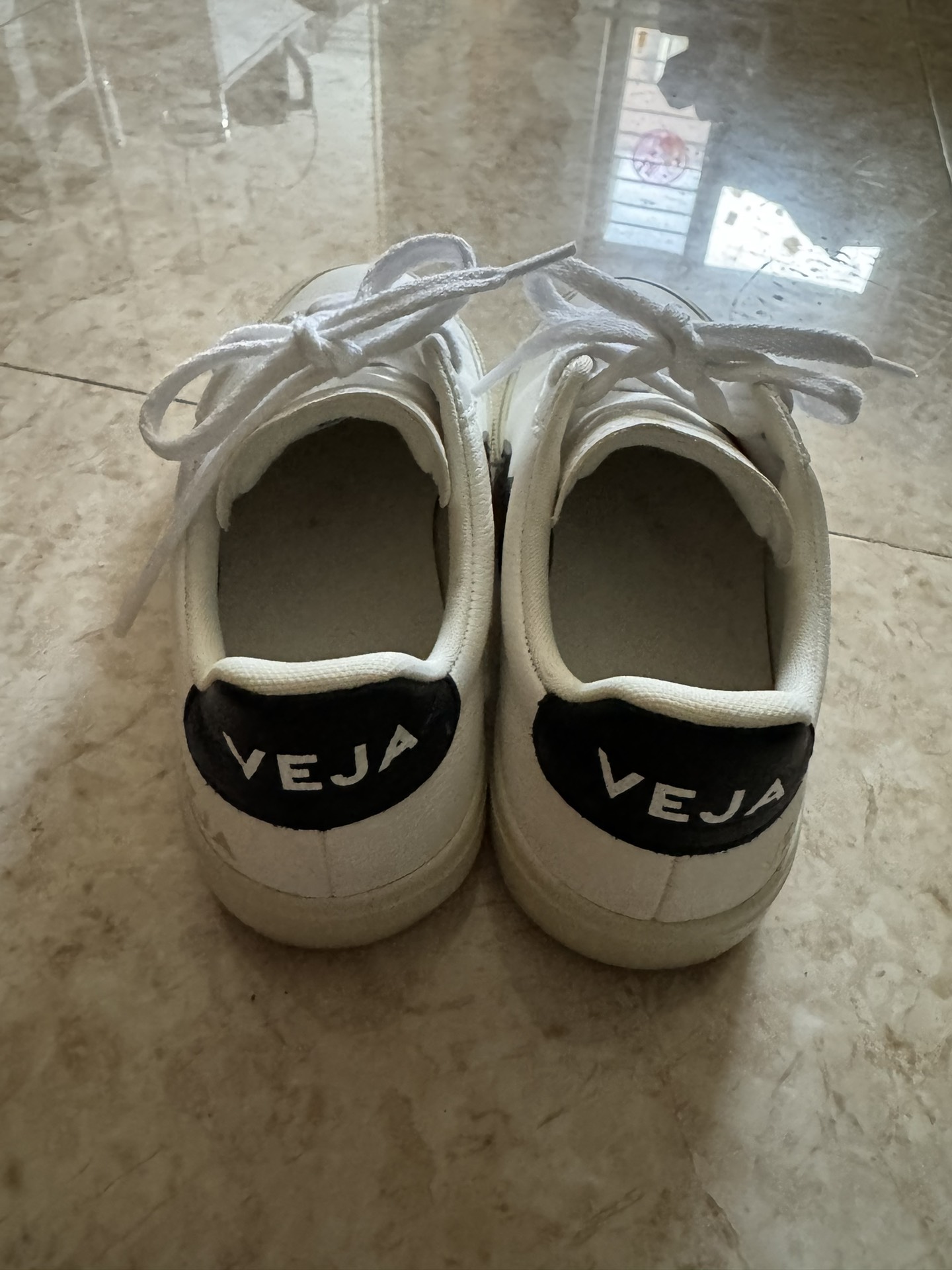 custom review-VEJA Campo Кожа Низкие Кроссовки для скейтбординга Унисекс Белый Черный