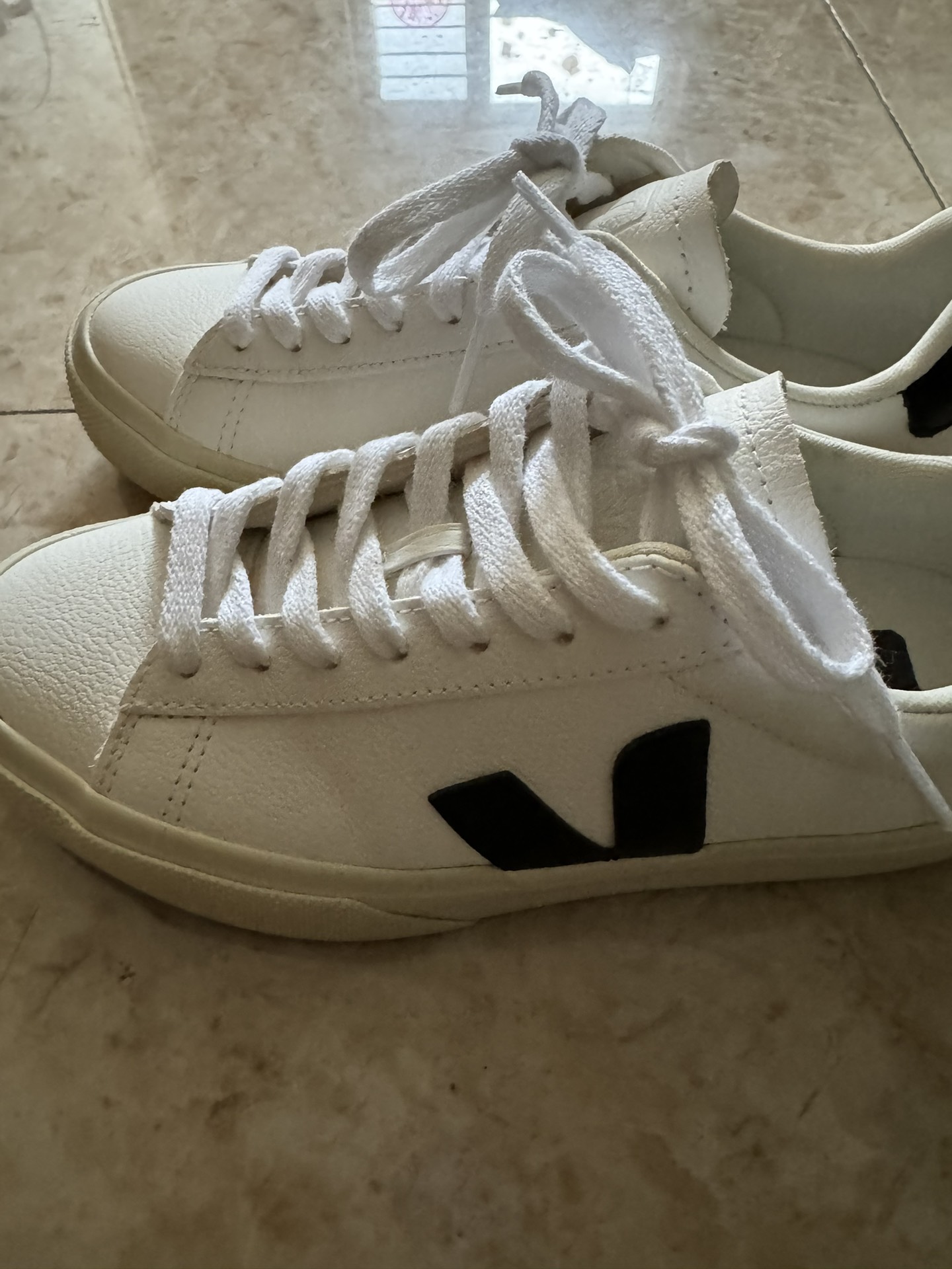 custom review-VEJA Campo Кожа Низкие Кроссовки для скейтбординга Унисекс Белый Черный