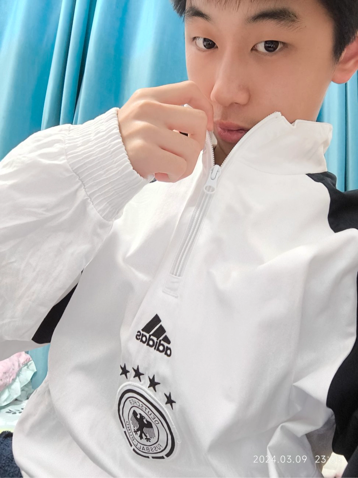 custom review-Adidas Germany Куртка Мужская Белая