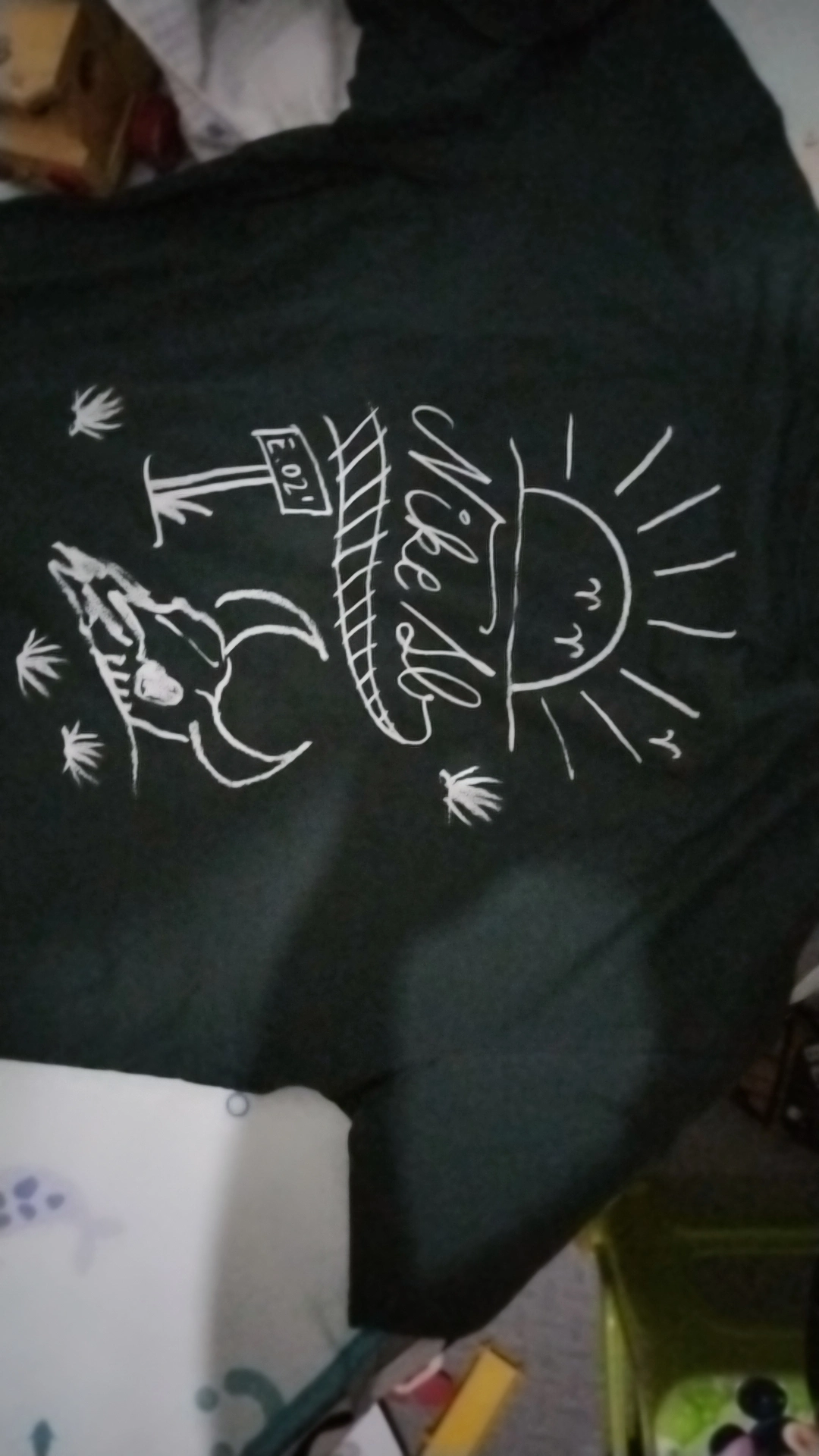 custom review-Nike SB T-Shirt Унисекс Винтаж Зеленый