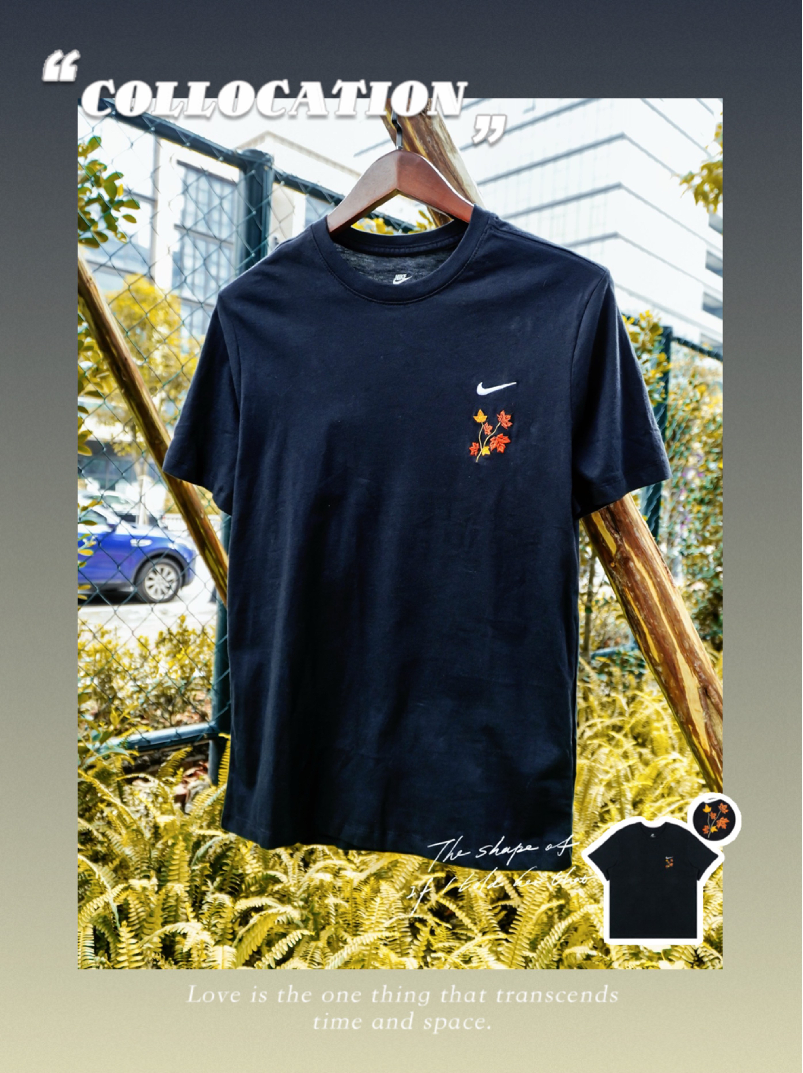 nike黑色t恤不挑人