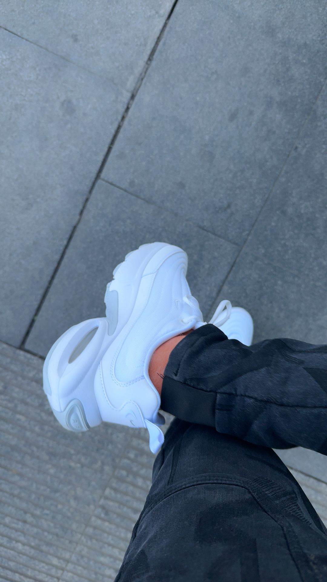 custom review-Nike Air Max Portal Амортизация Износостойкий Низкий Топ Повседневный Городской Коммутирование Беговые кроссовки Женские Белые