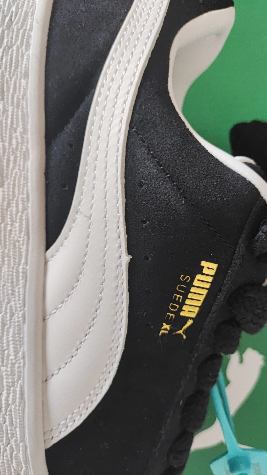 custom review-PUMA Suede XL Low Топ Скейтборд Кроссовки Унисекс Черный Белый