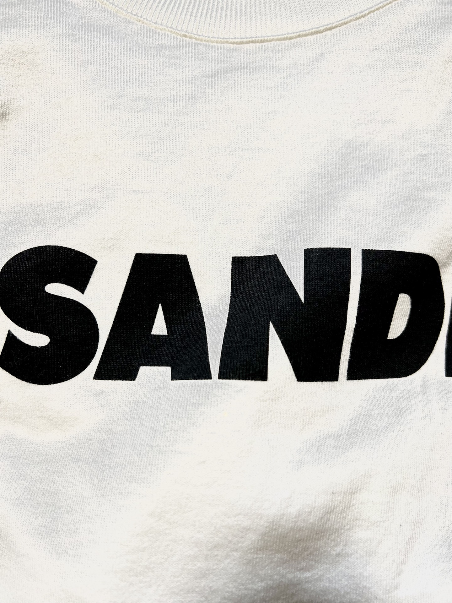 custom review-JIL SANDER Рубашка с оборванным рукавом T Женская Белая