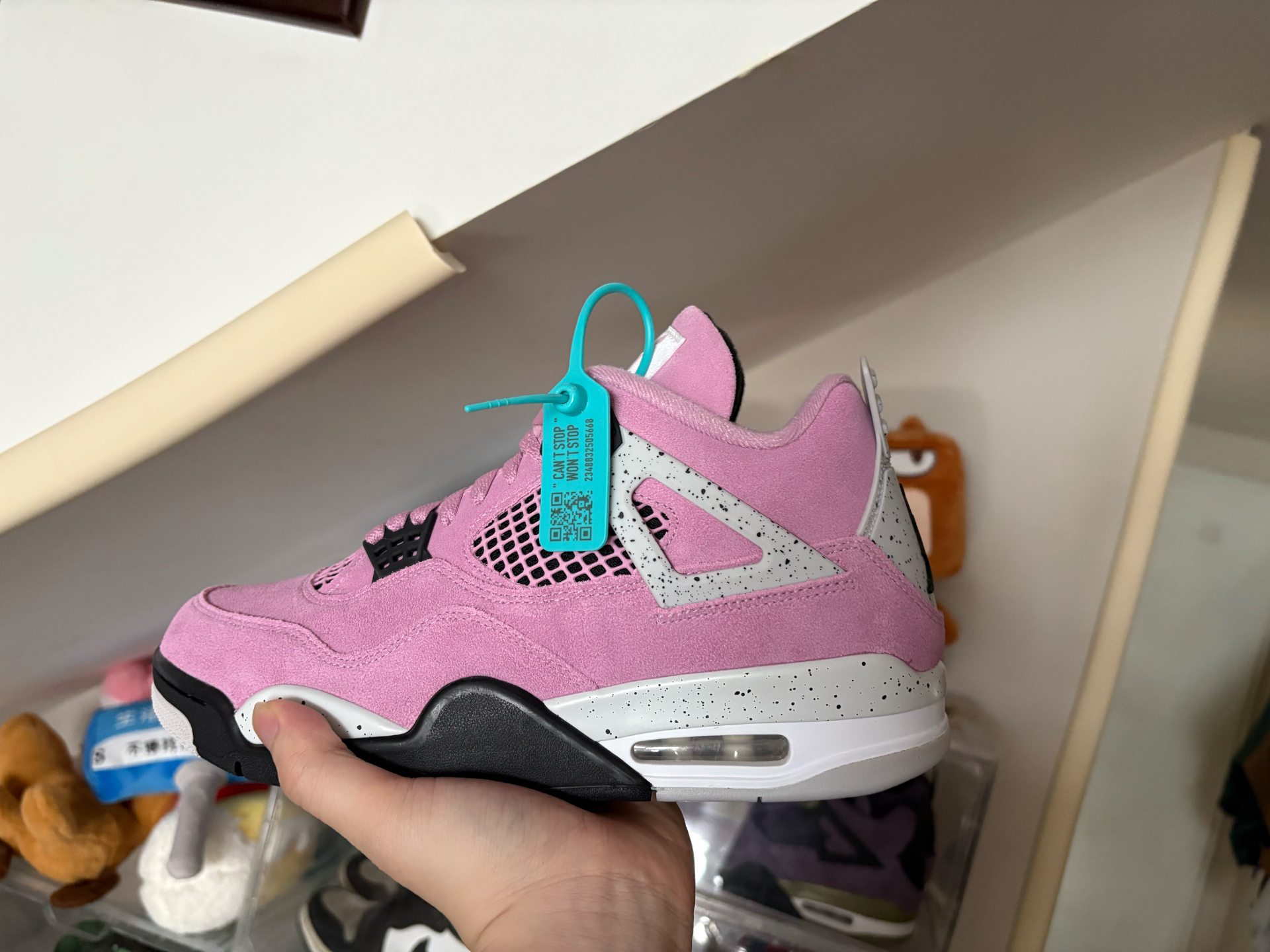 custom review-Jordan 4 Retro Orchid Women's