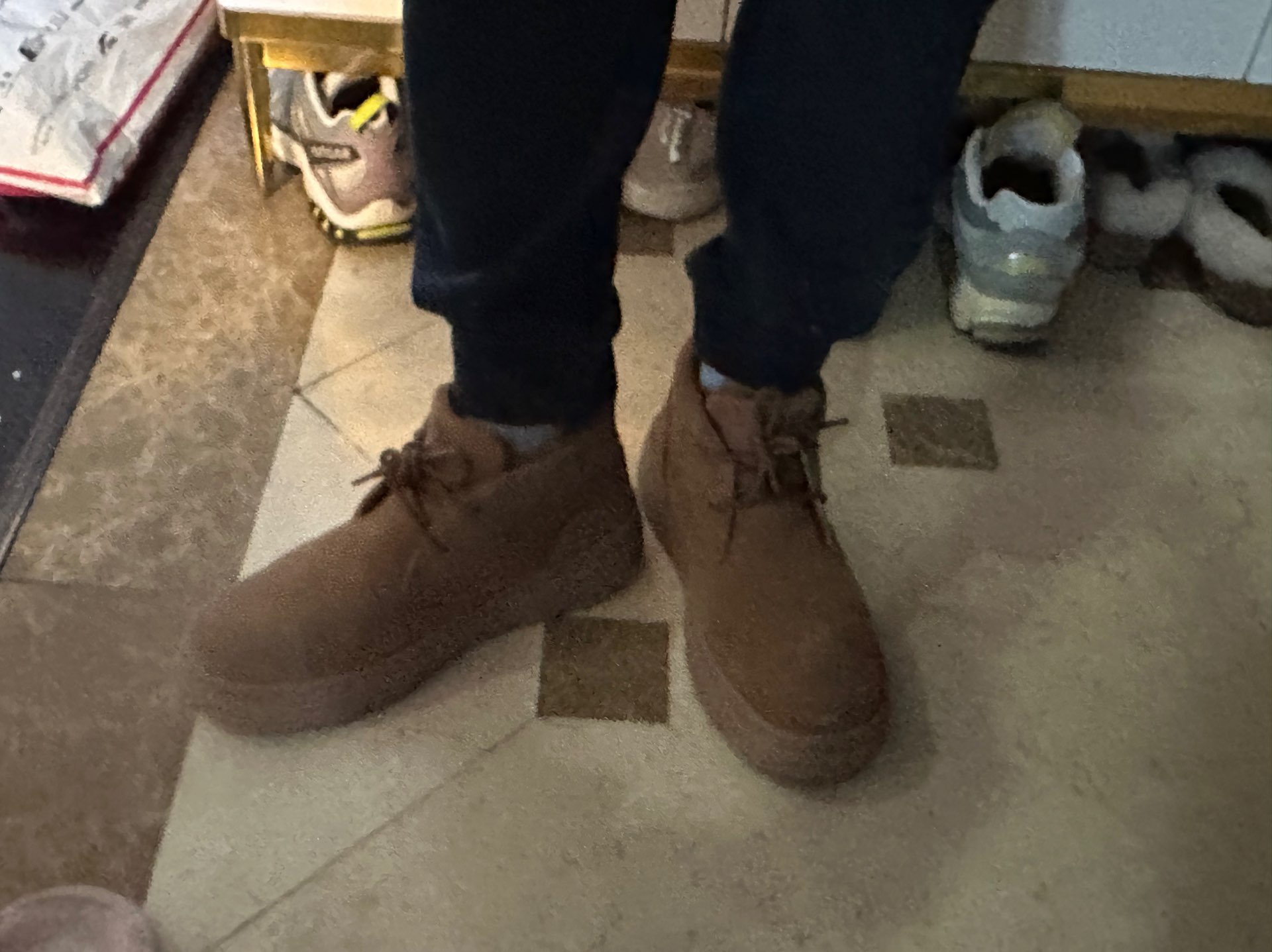 custom review-UGG Корова Спилок Ботильоны Мужские Каштановые