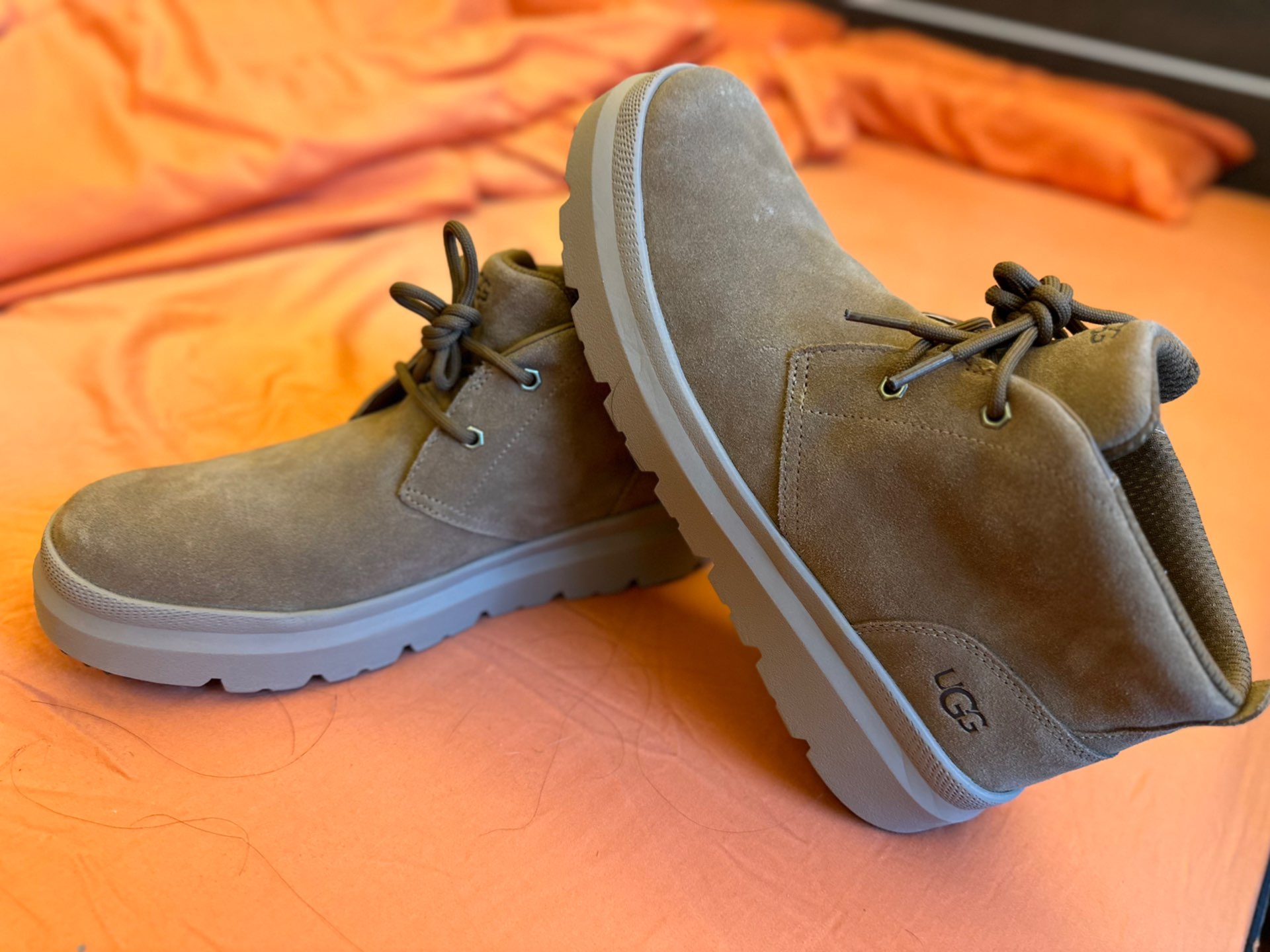 custom review-UGG Корова Спилок Ботильоны Мужские Каштановые
