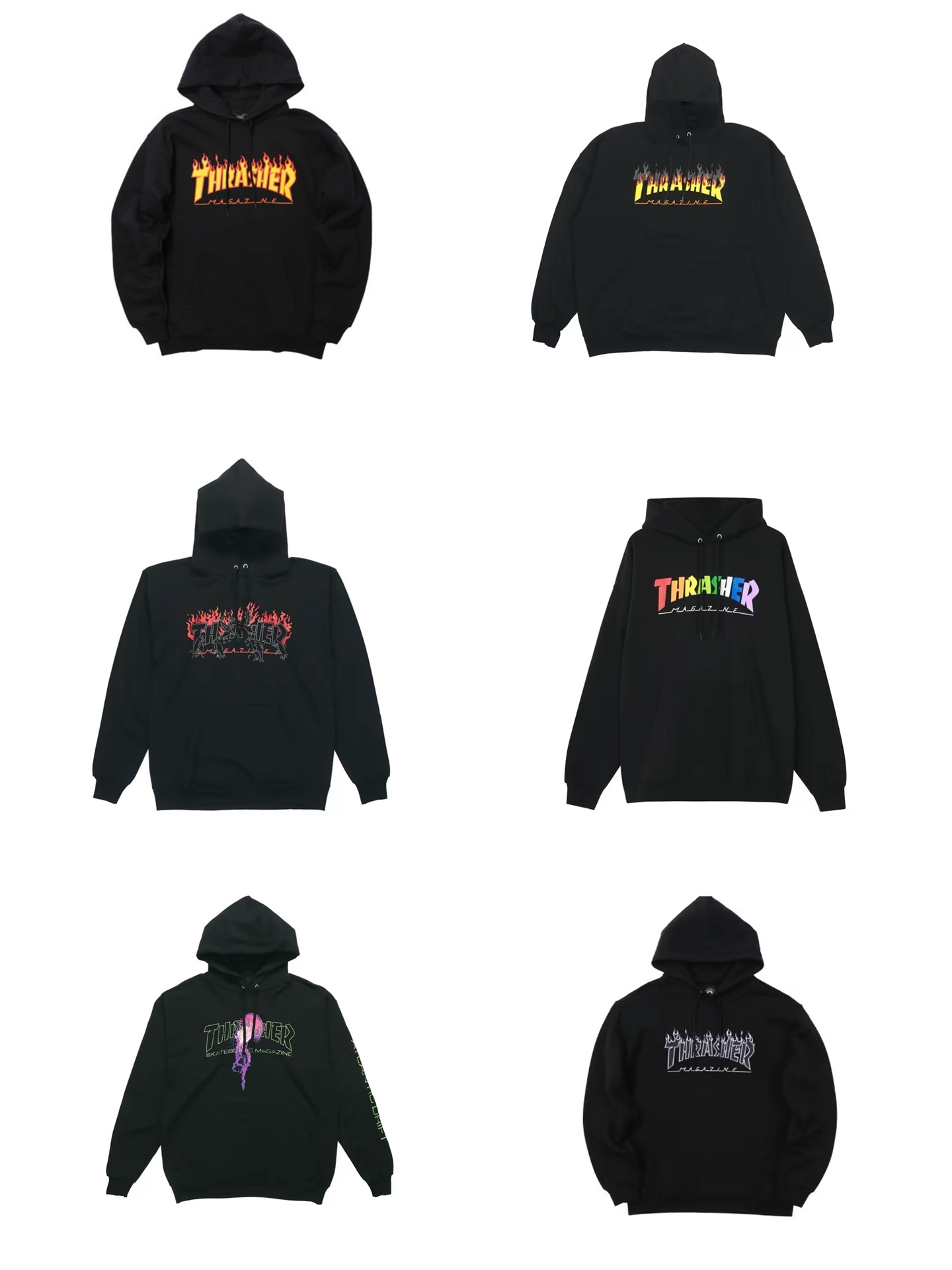 极限六选一|thrasher宝藏平价卫衣