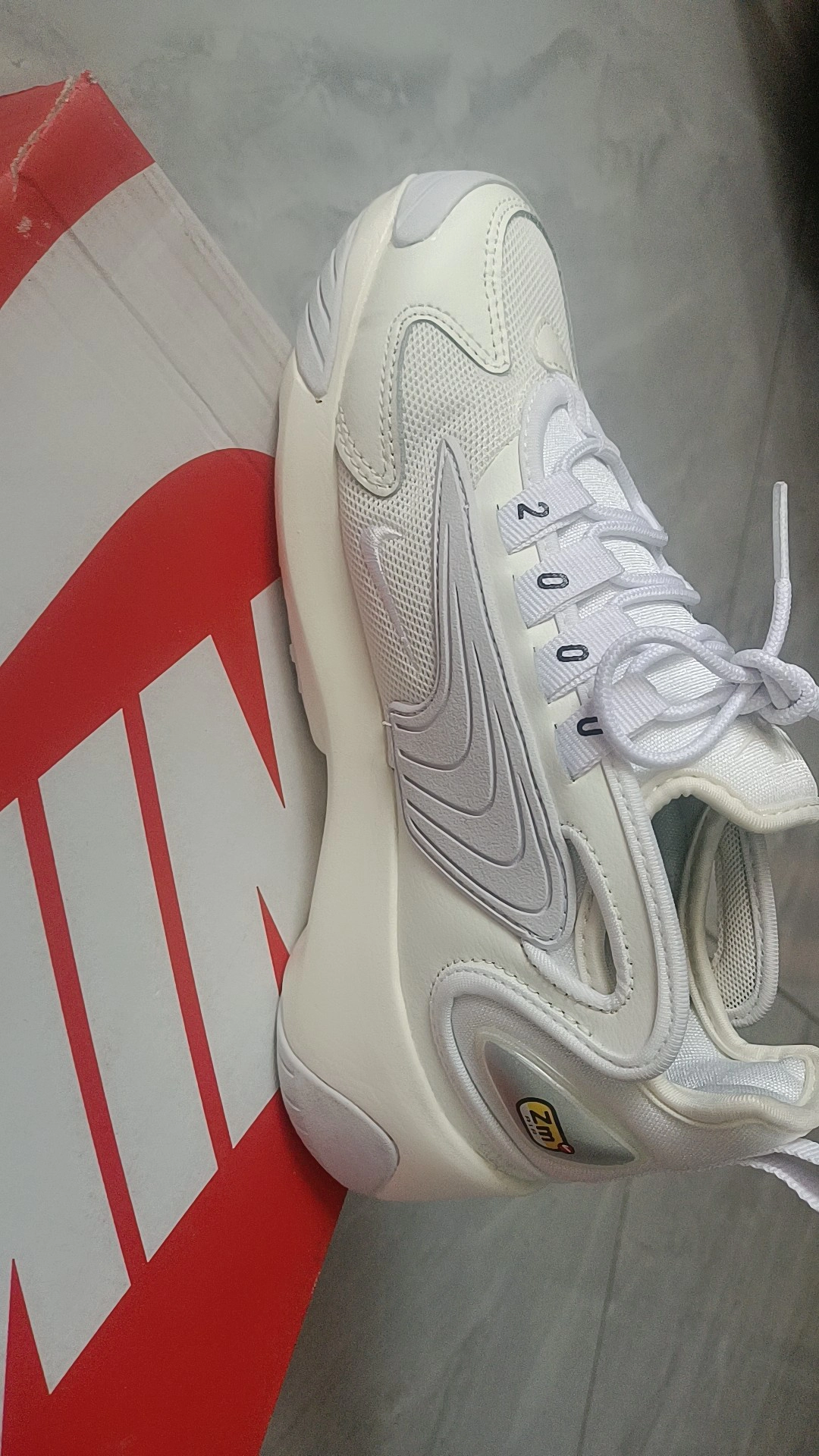 custom review-Nike Zoom 2K Low Топ Толстоподошвенные кроссовки Женские Белый Синий