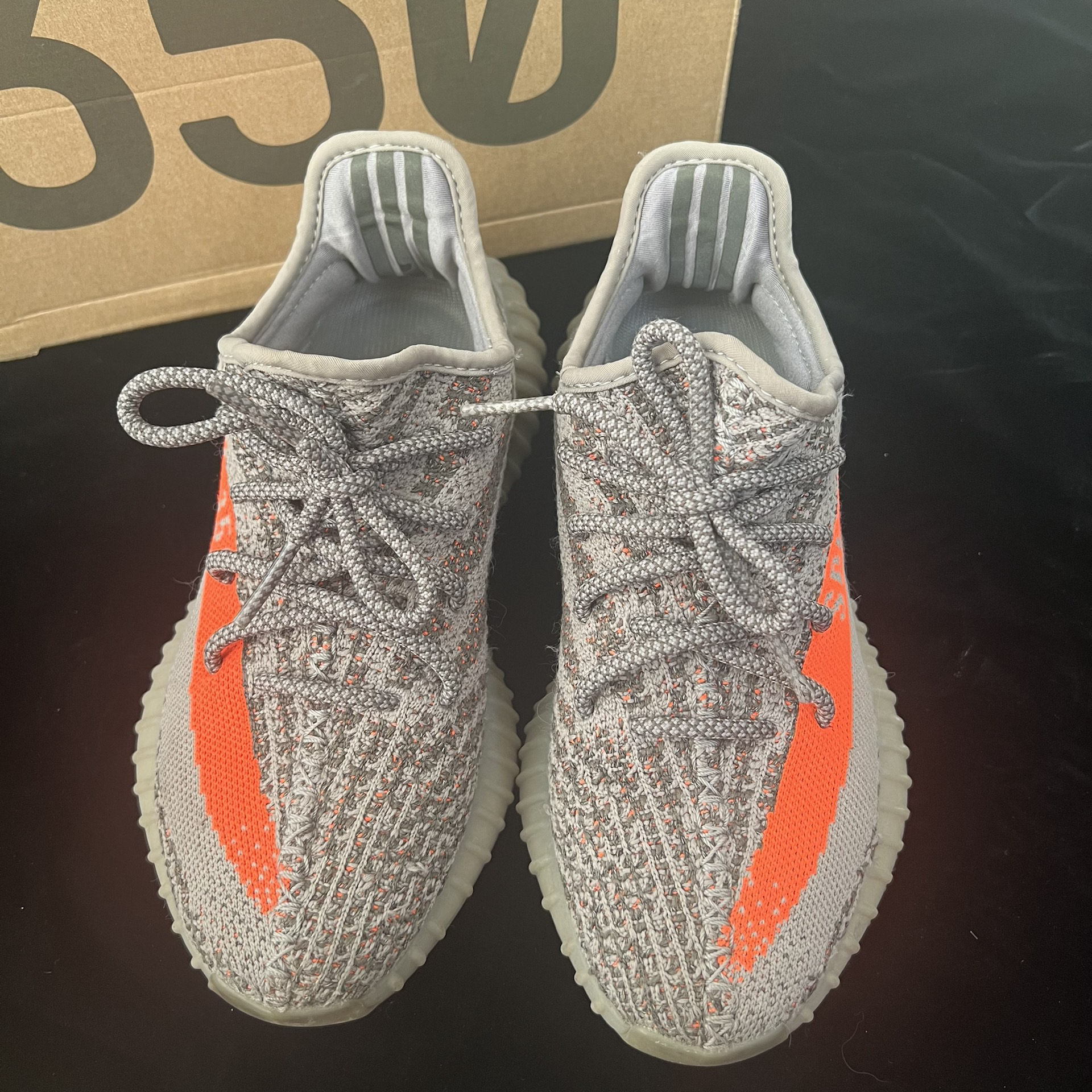 今日分享💗yeezy350灰橙满天星