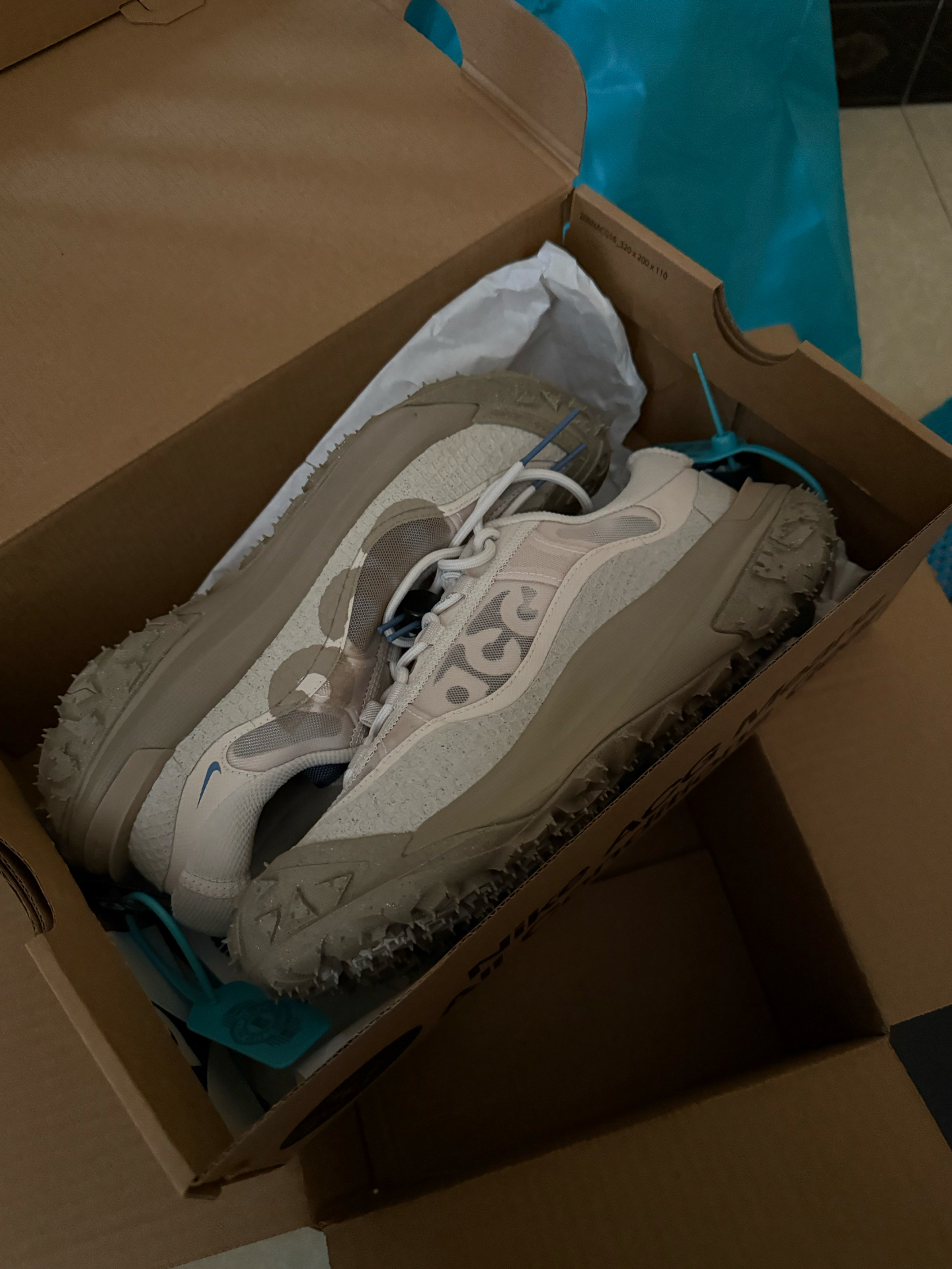 custom review-Nike ACG Mountain Fly 2 Сцепление Низкий Топ Альпинистская Обувь Унисекс Бежевый