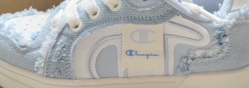 custom review-Champion Low Top Скейтборд Кроссовки Unisex Light Blue