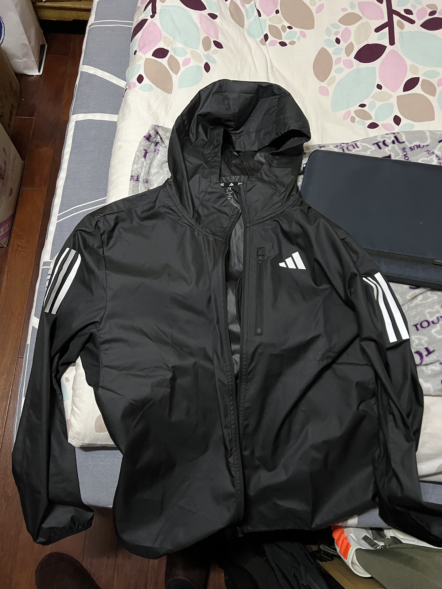 custom review-Adidas OWN THE RUN Куртка Куртки Пальто Мужской Черный