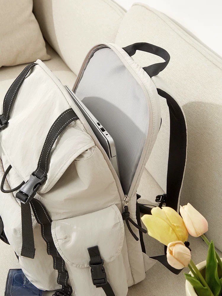 custom review-MIXI Ткань Рюкзак Средний Унисекс Mist Белый Earth Коричневый Serene Серый Night Черный