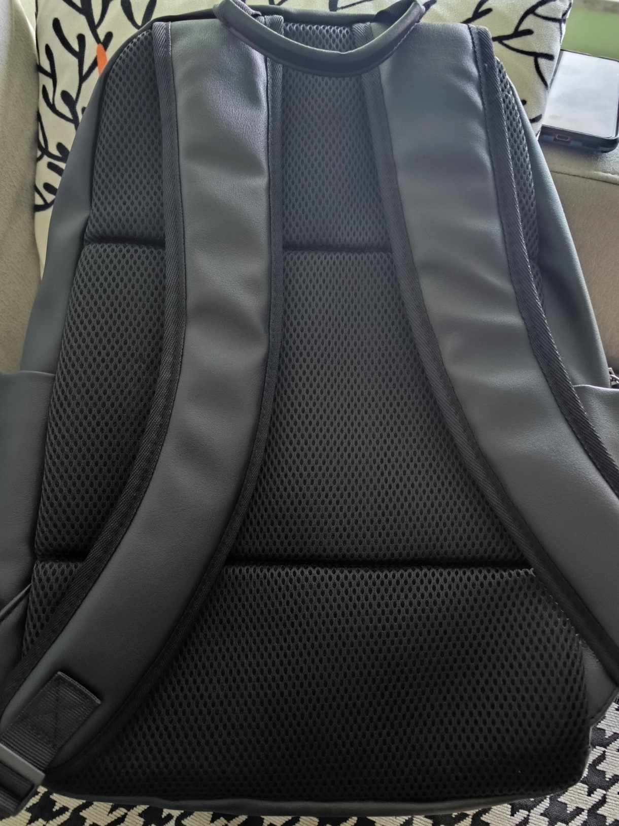 custom review-GOLF Кожа Путешественный Рюкзак Студенческий Рюкзак Большой Мужской Черный Рюкзак