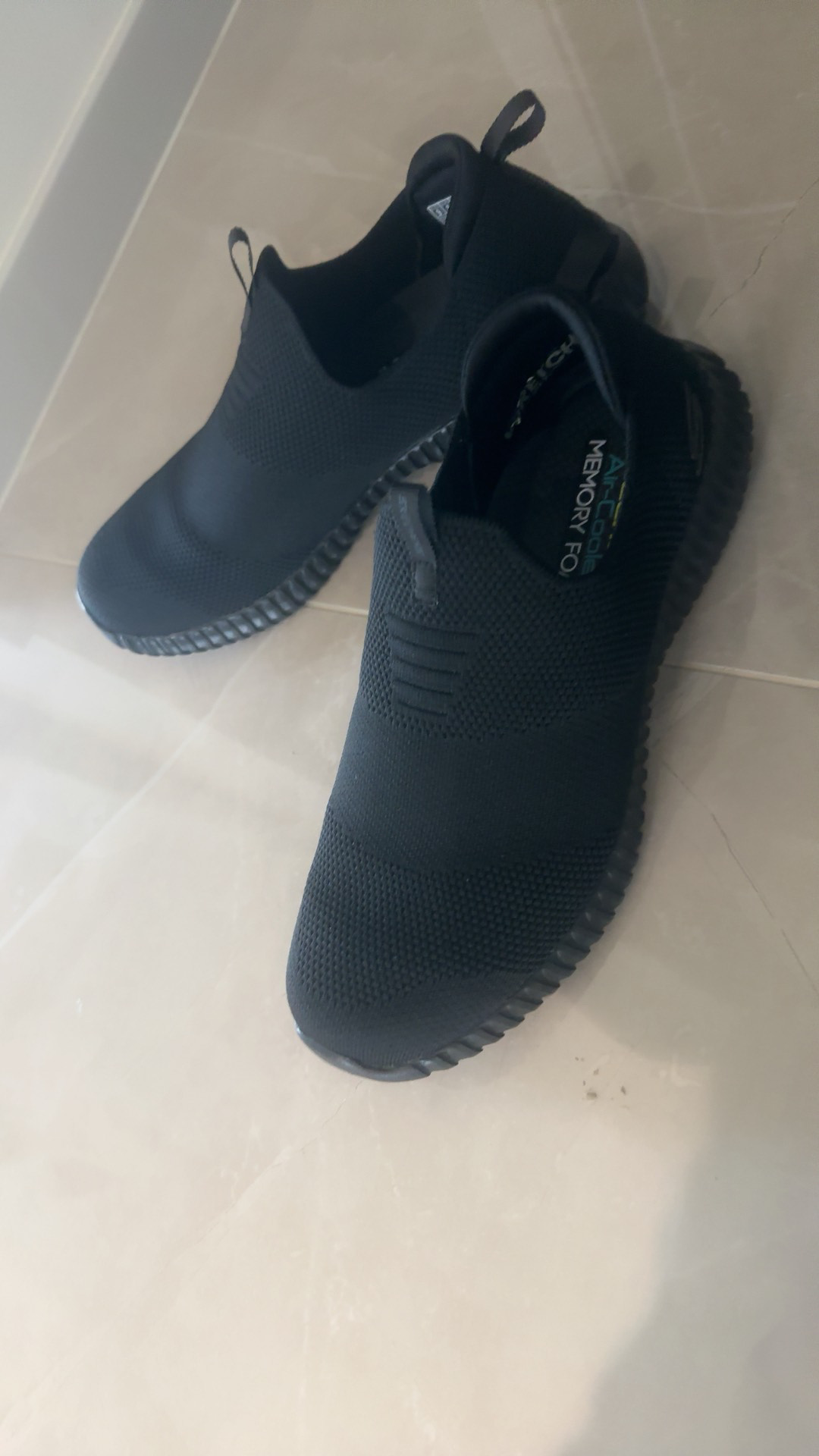 custom review-Skechers Elite Fle Wasick Low Топ Casual Мужской Черный