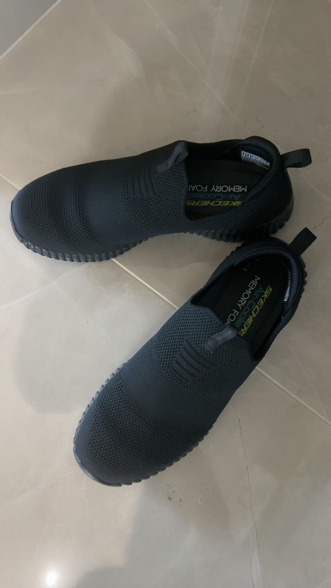 custom review-Skechers Elite Fle Wasick Low Топ Casual Мужской Черный