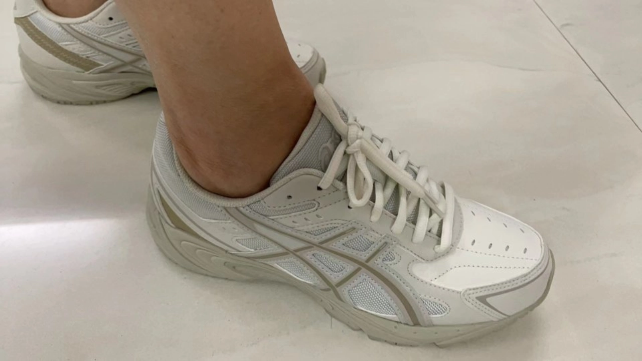 custom review-Asics Gel 170TR TR Ткань Синтетическая Кожа Устойчивая к Износу Дышащий Верх Подошва для Кроссовок Унисекс Серый Белый