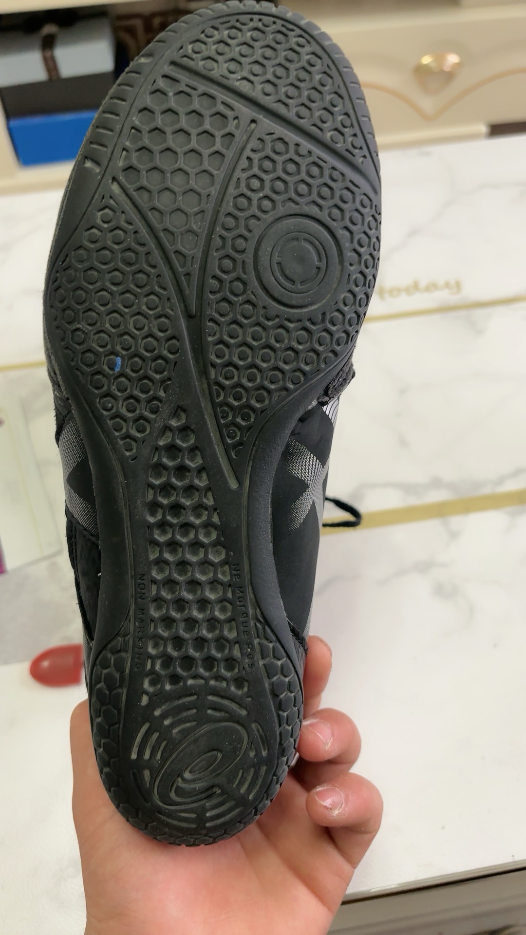 custom review-ASICS Matcontrol 3 Амортизация Износостойкие Высокие Кроссовки для тренировок Мужские Черно-белые