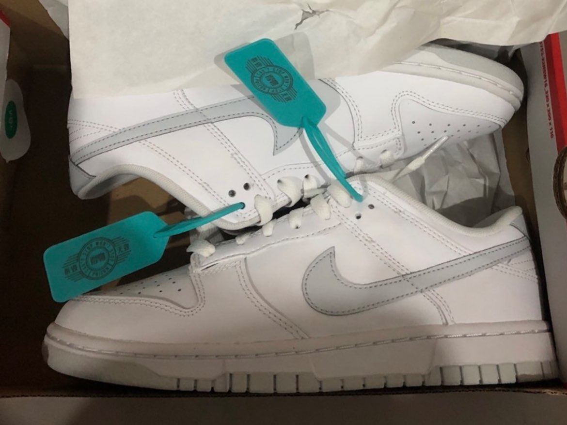 custom review-Nike Dunk Low Топ Скейтборд Кроссовки Мужские Белые