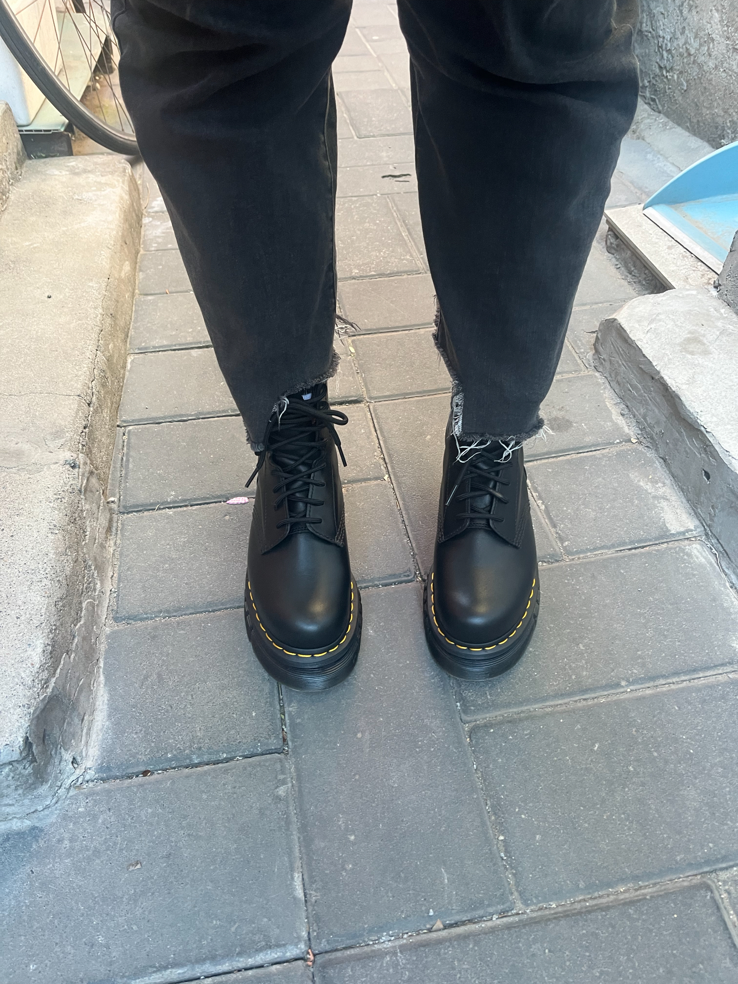 custom review-Dr.Martens Audrick Короткий Мартин Ботинок Унисекс Угольный Черный