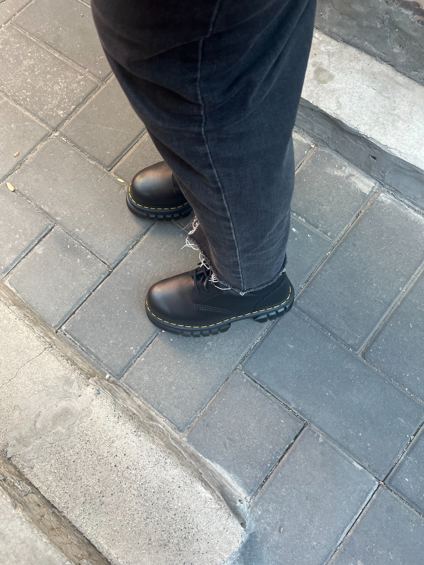 custom review-Dr.Martens Audrick Короткий Мартин Ботинок Унисекс Угольный Черный