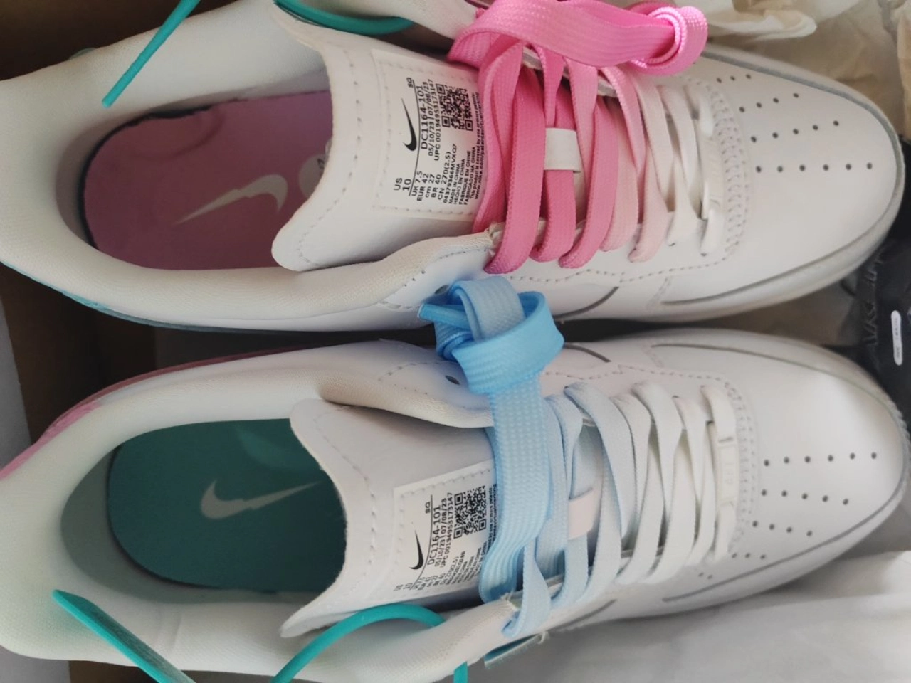 custom review-Nike Air FORCE 1 Скейтборд Кроссовки Низкие Женские