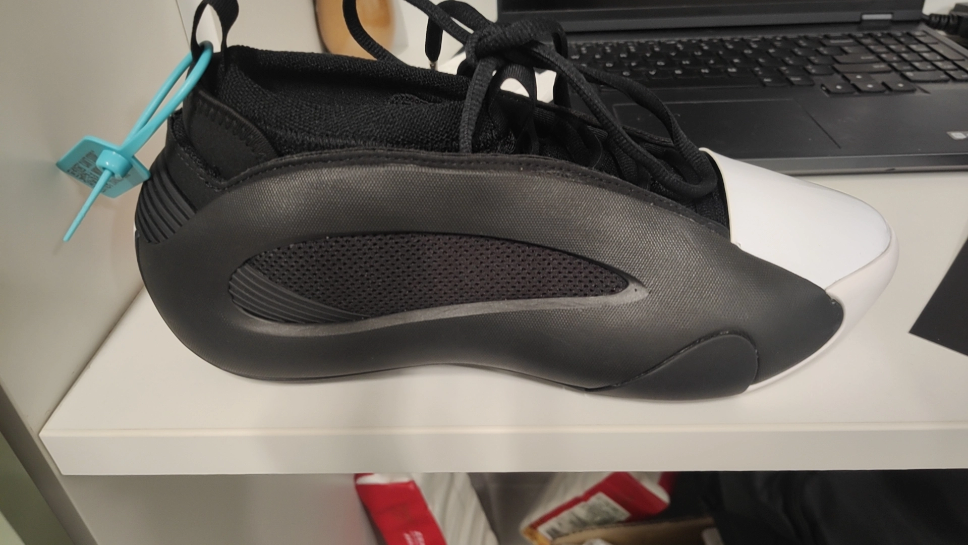 custom review-Adidas Harden Vol. 8 Амортизация Поддержка Низкий Топ Баскетбольные Кроссовки Мужские Черный Белый