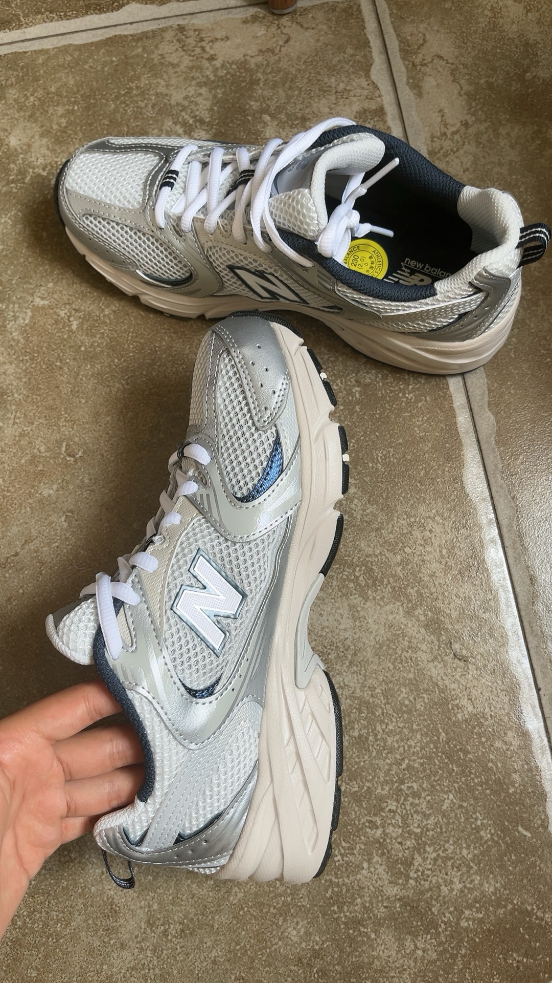 custom review-New Balance 530 Steel Grey